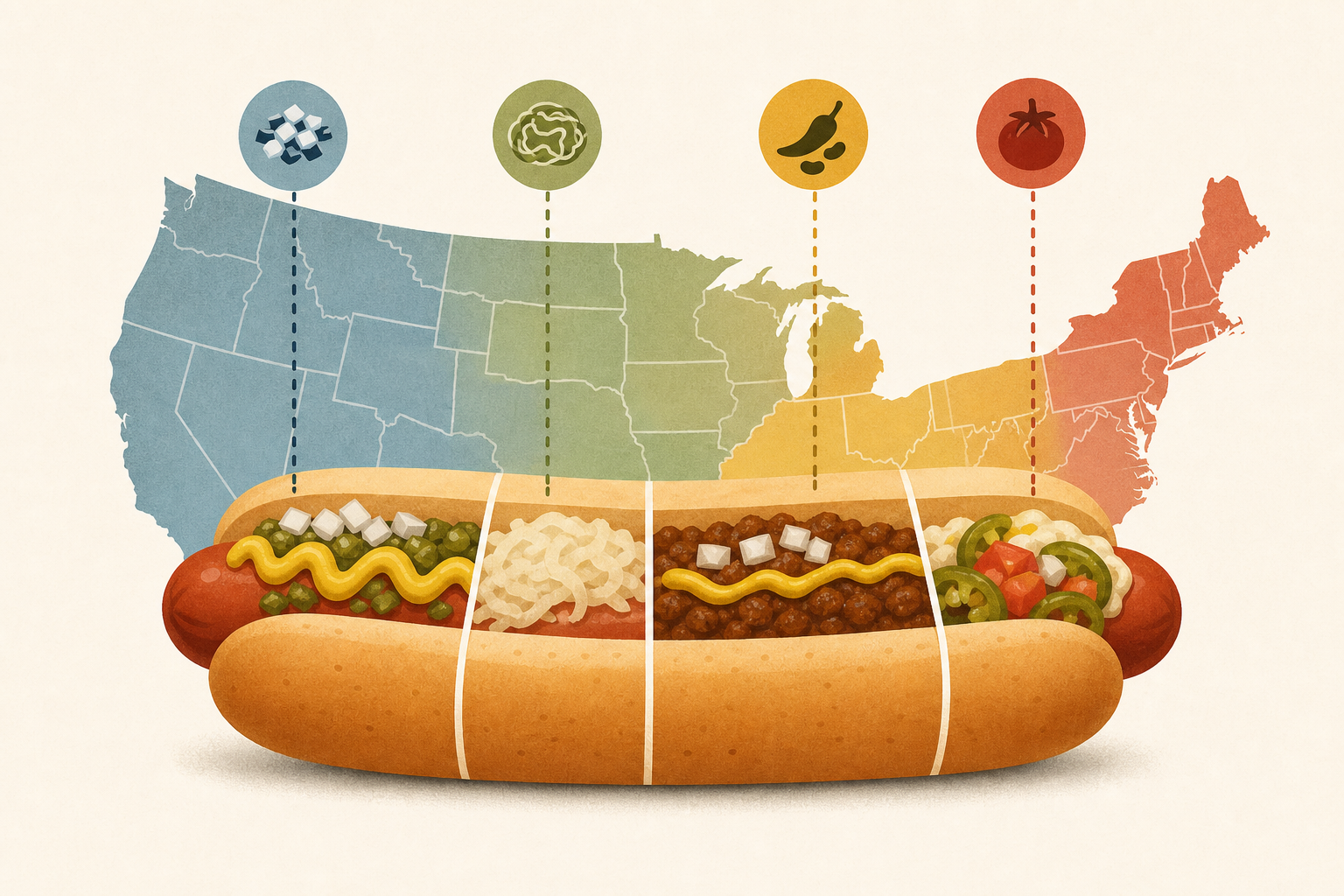 What’s the perfect American hot dog? Depends where you grew up
