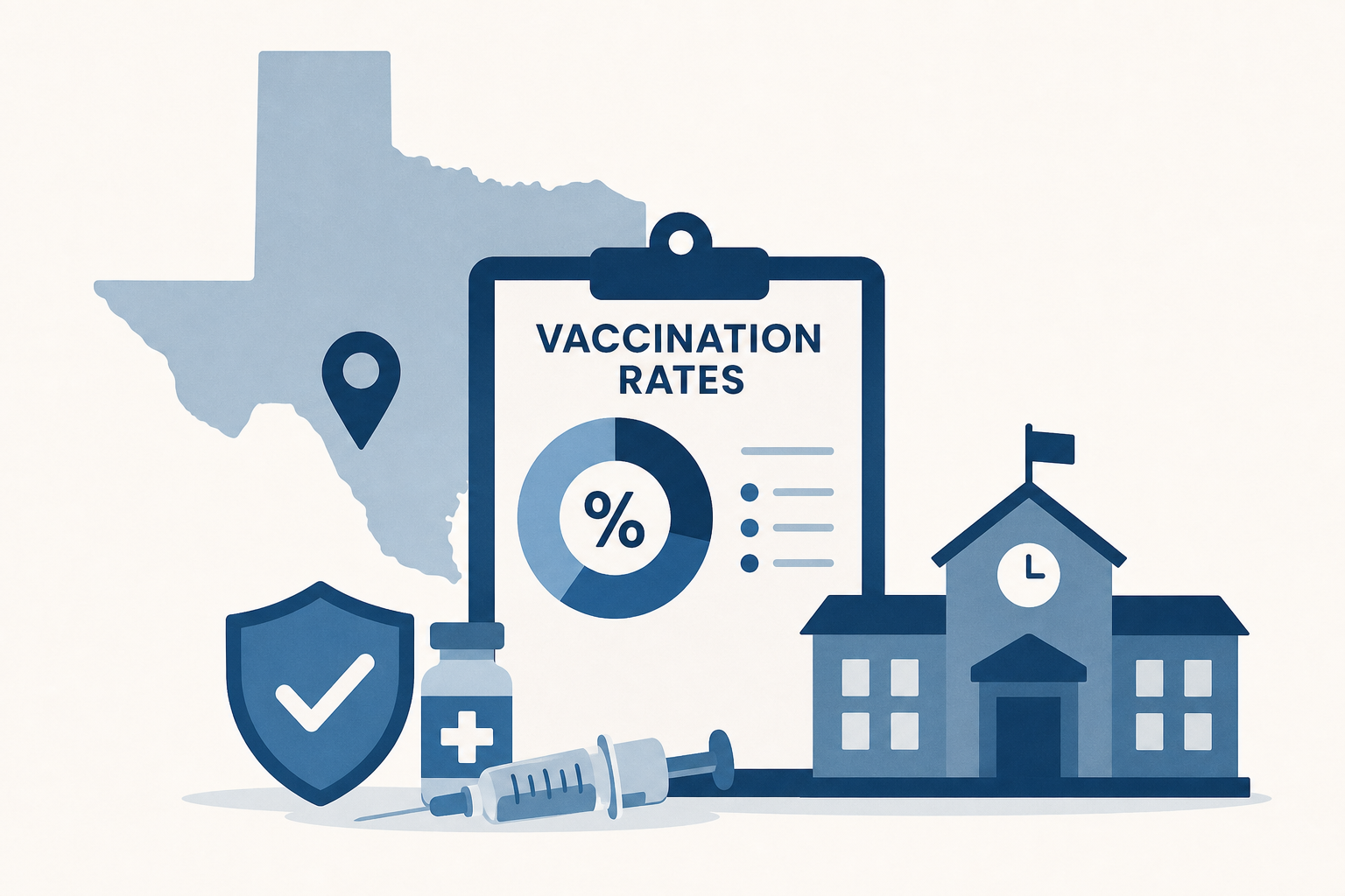 Look up the latest vaccination rates in your Texas school district
