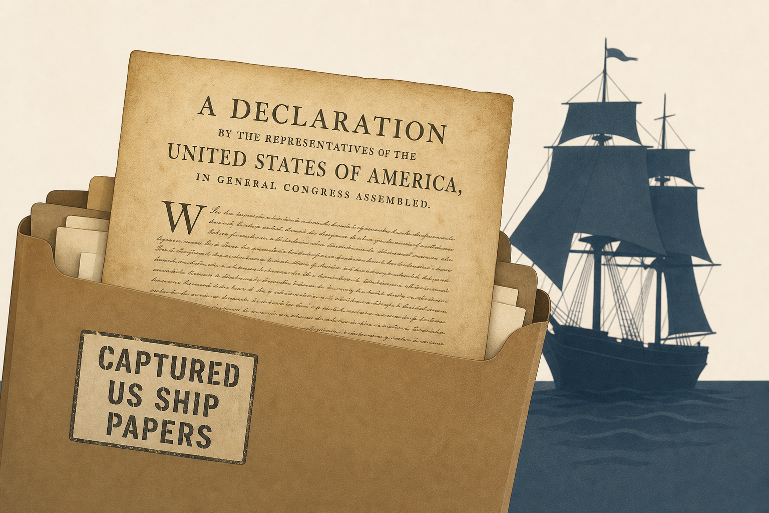 UK archivists find rare Declaration of Independence in papers of captured US ship