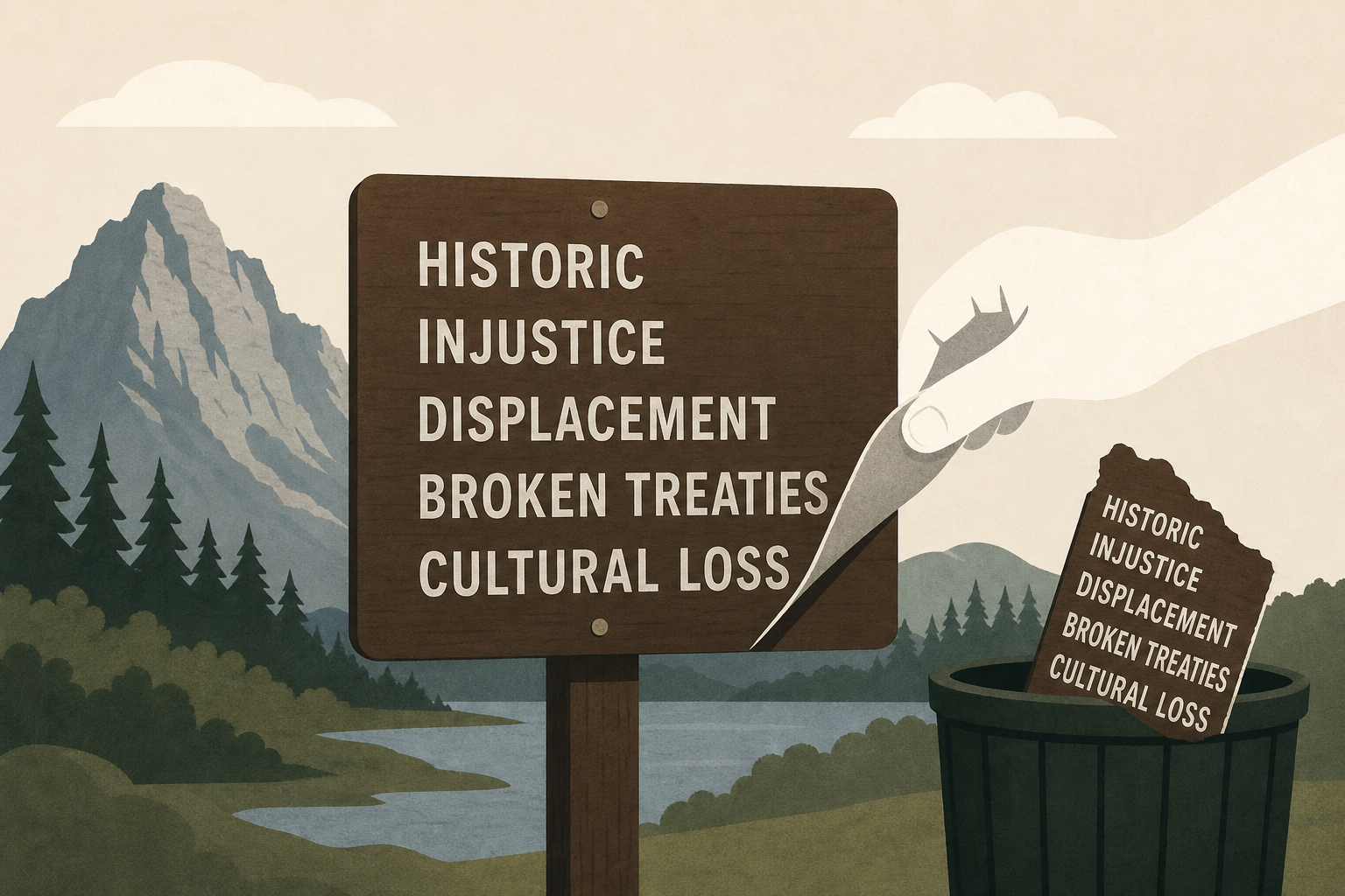 National Parks Can Continue to Remove Signs That Trump Calls ‘Negative’