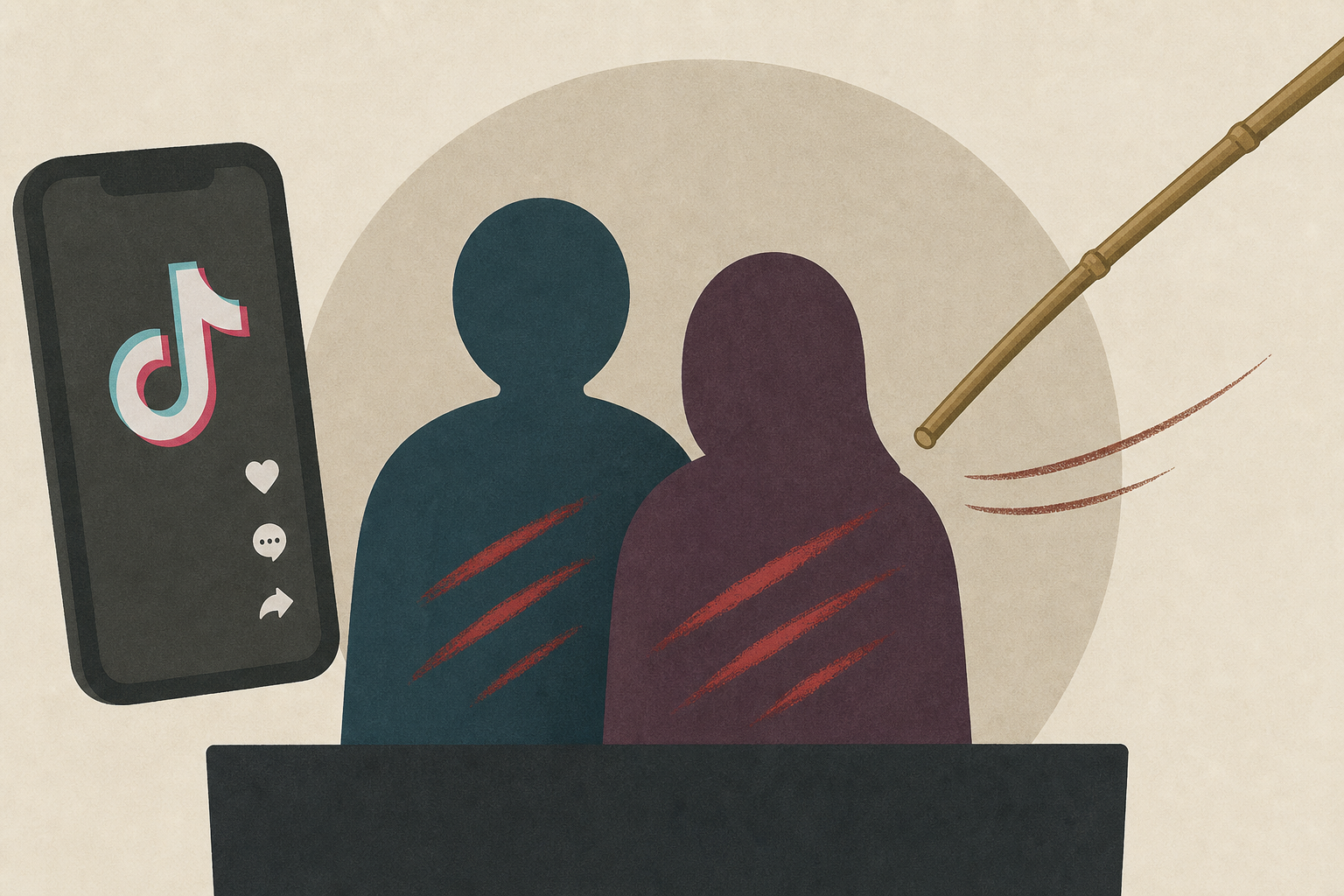 Indonesia couple publicly caned after alleged TikTok kiss
