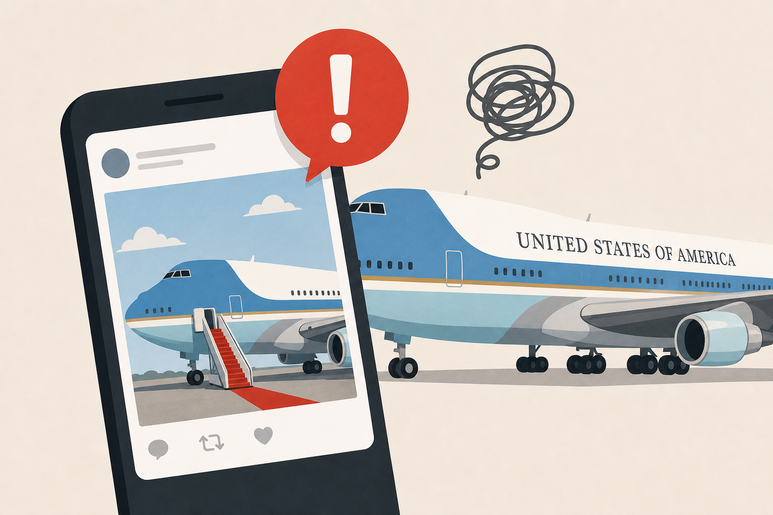 Karoline Leavitt Accidentally Embarrasses Trump With Air Force One Photo