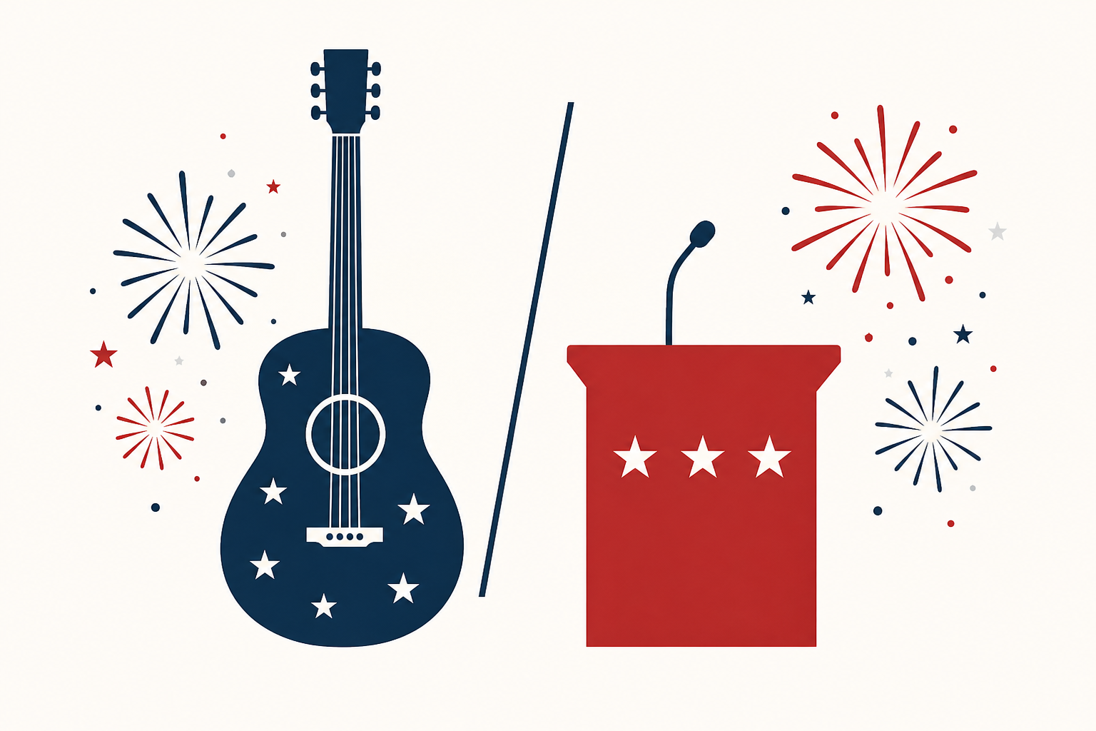 Taylor Swift and Donald Trump Are Both Celebrating July 4th Weekend in Their Own Way.