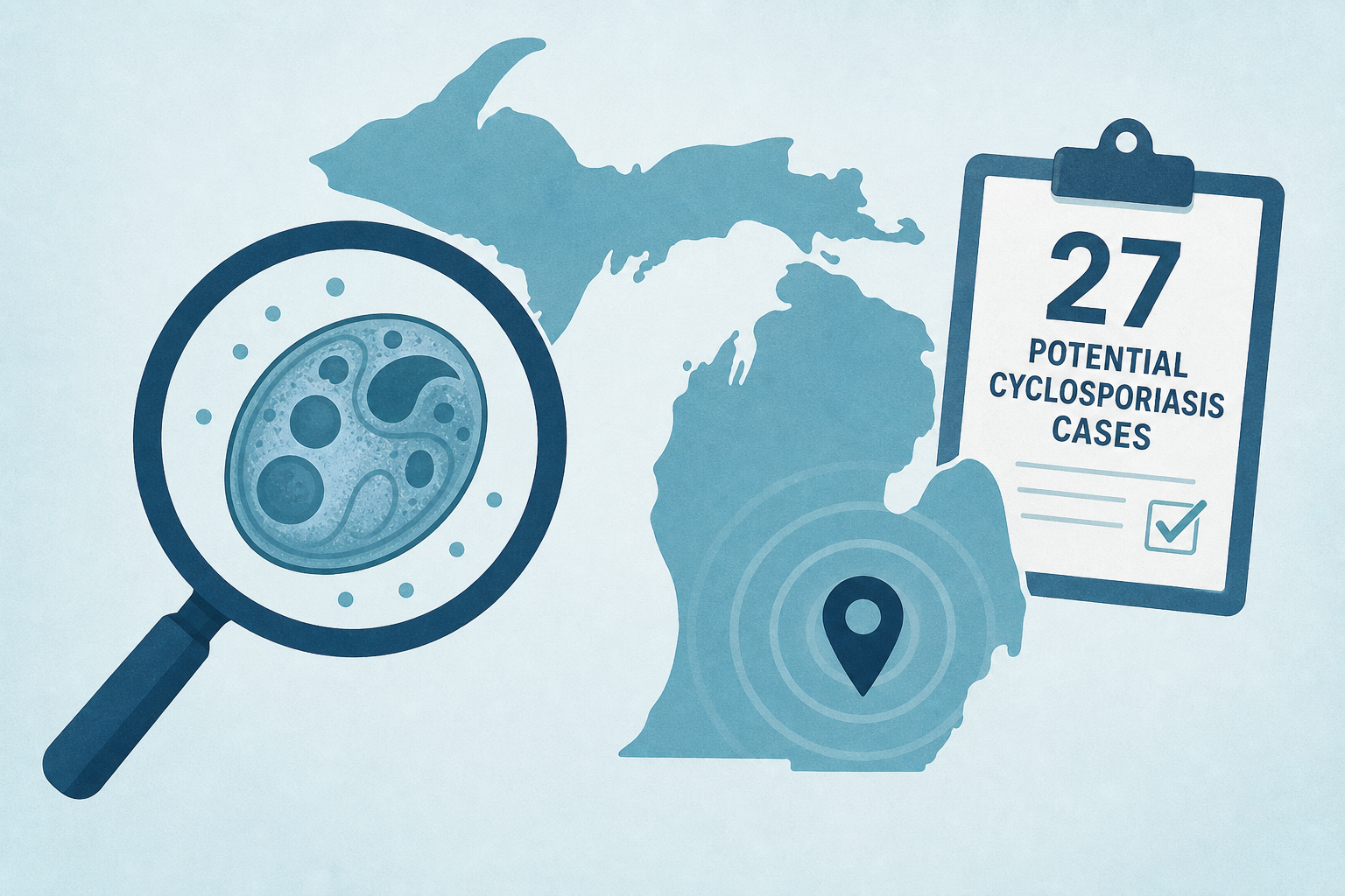 Wayne County health officials track 27 potential cyclosporiasis cases amid growing Michigan outbreak