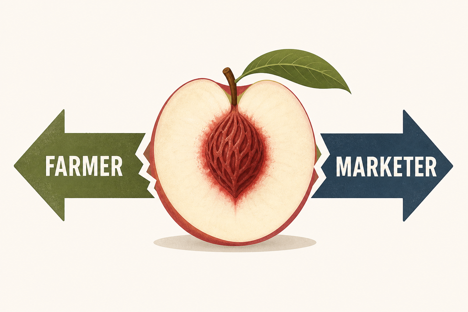 Farmer, marketer at odds over sales of white nectarines