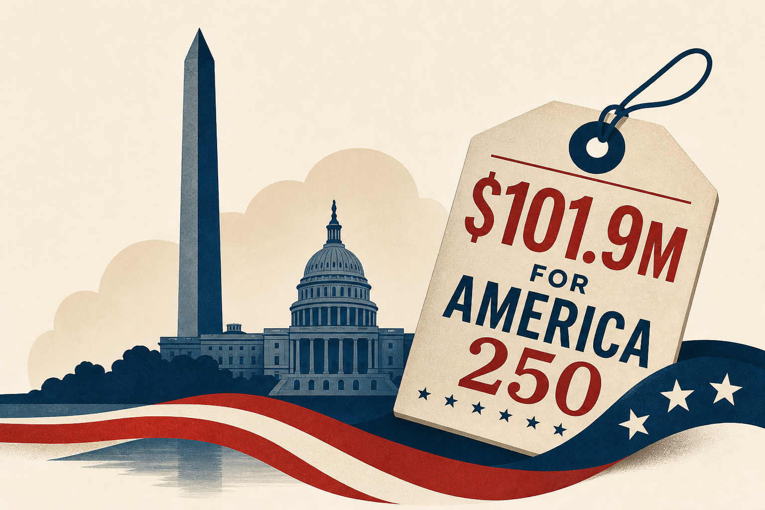Trump's DC makeover costs top $101.9M for America 250