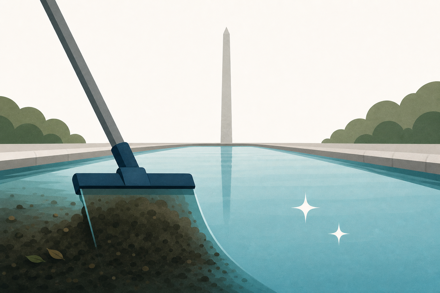 A new plan to keep the Reflecting Pool clean - including annual purge of ‘nasty’ muck