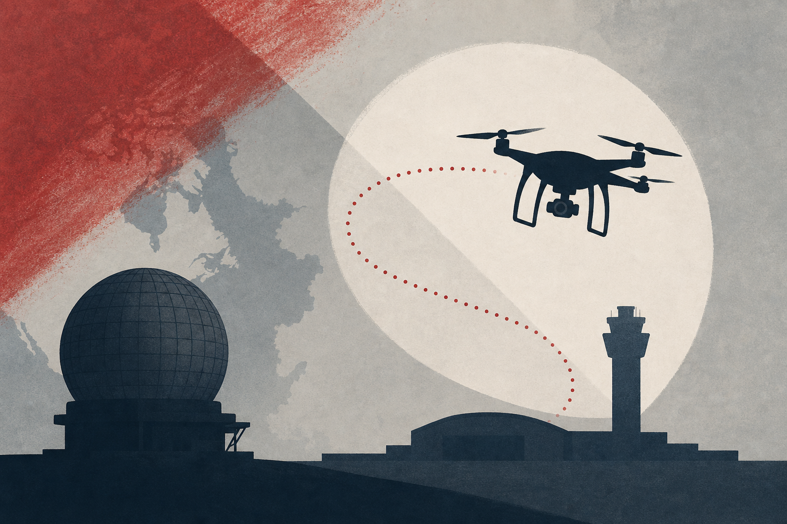 Russia "Highly Likely" Behind Drone Incursions Over U.S. Bases In England Report Concludes