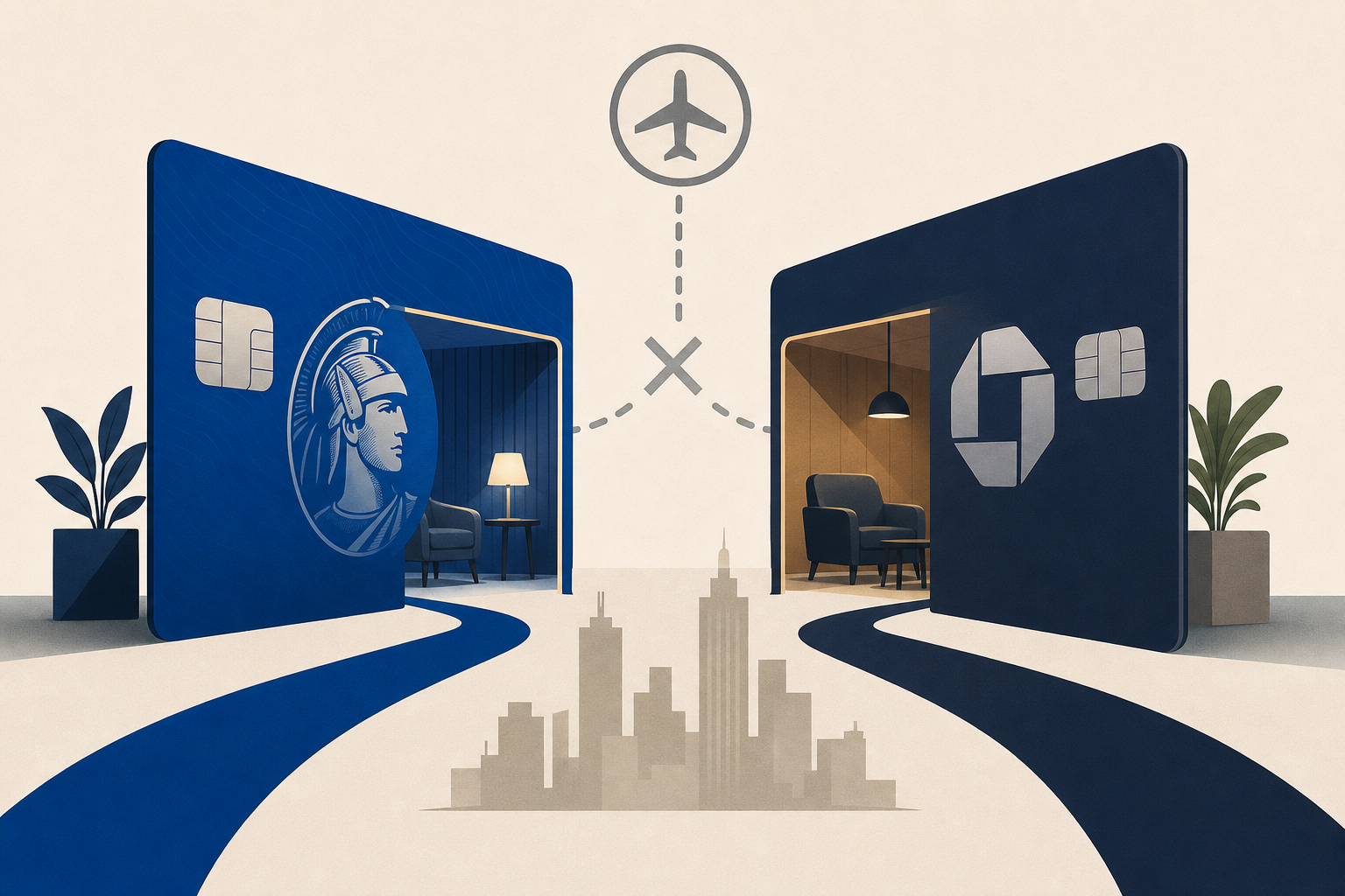 Amex, Chase credit card lounge battle moves beyond the airport