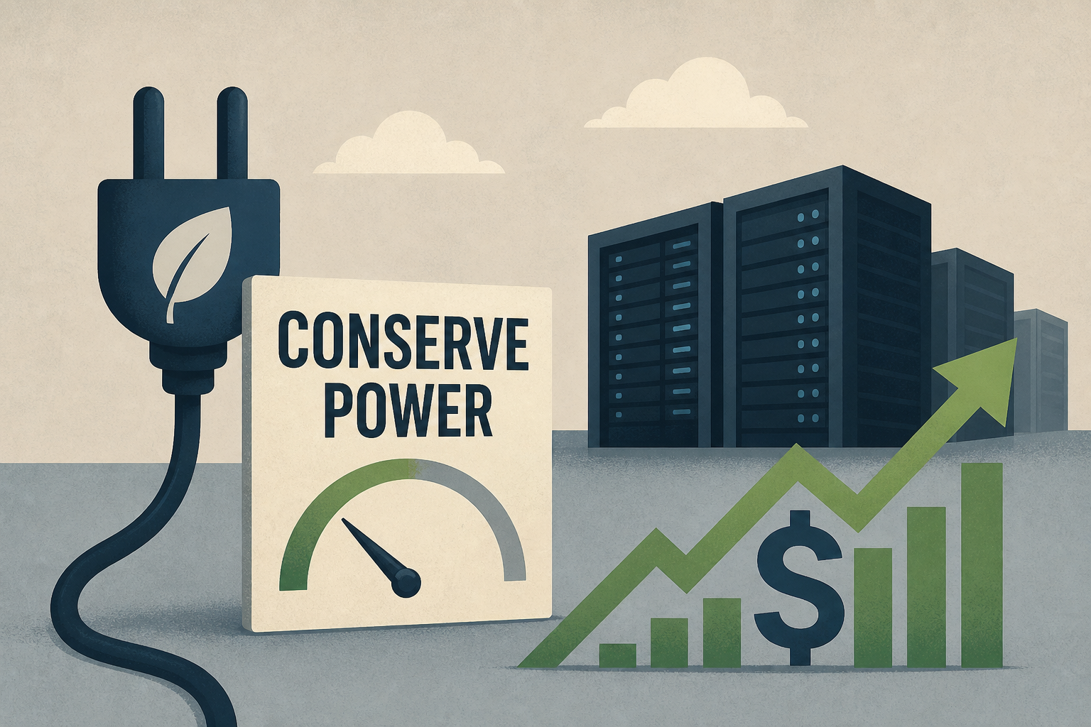 County tells workers to conserve power as rates rise in data center-heavy state