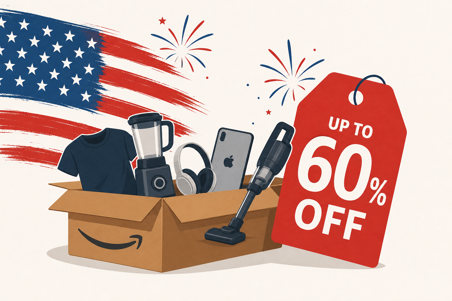 Amazon 4th of July sales: Shop deals up to 60% off from Hanes, Ninja, Apple, Shark and more