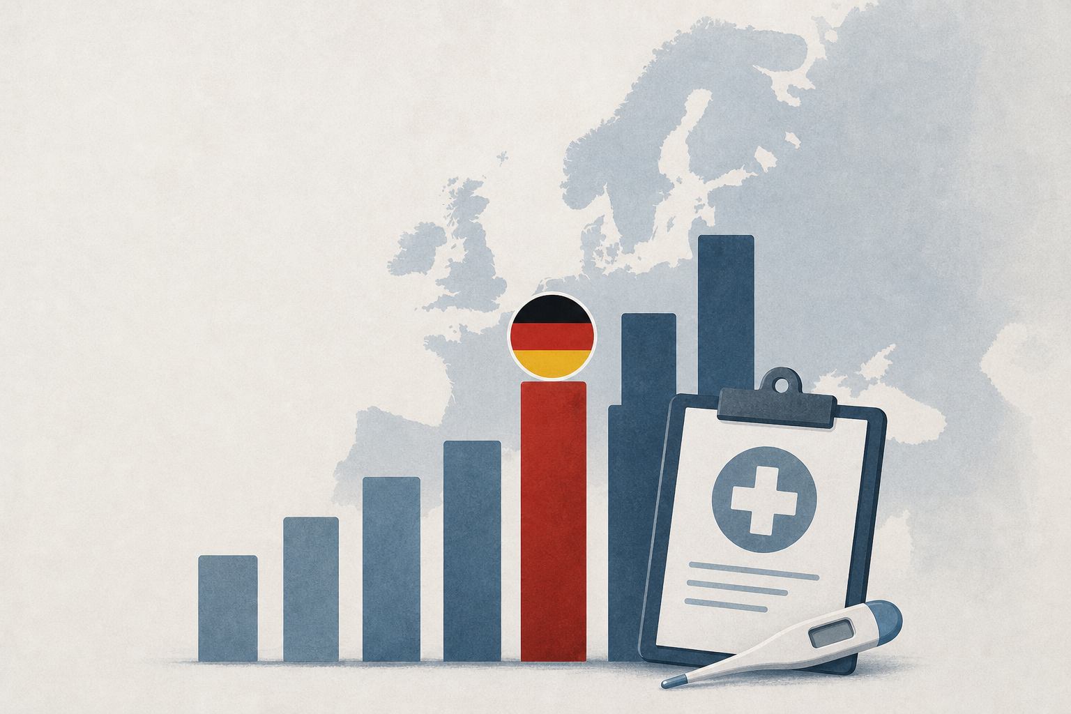 Sick leave: Germany rising but not the worst in Europe