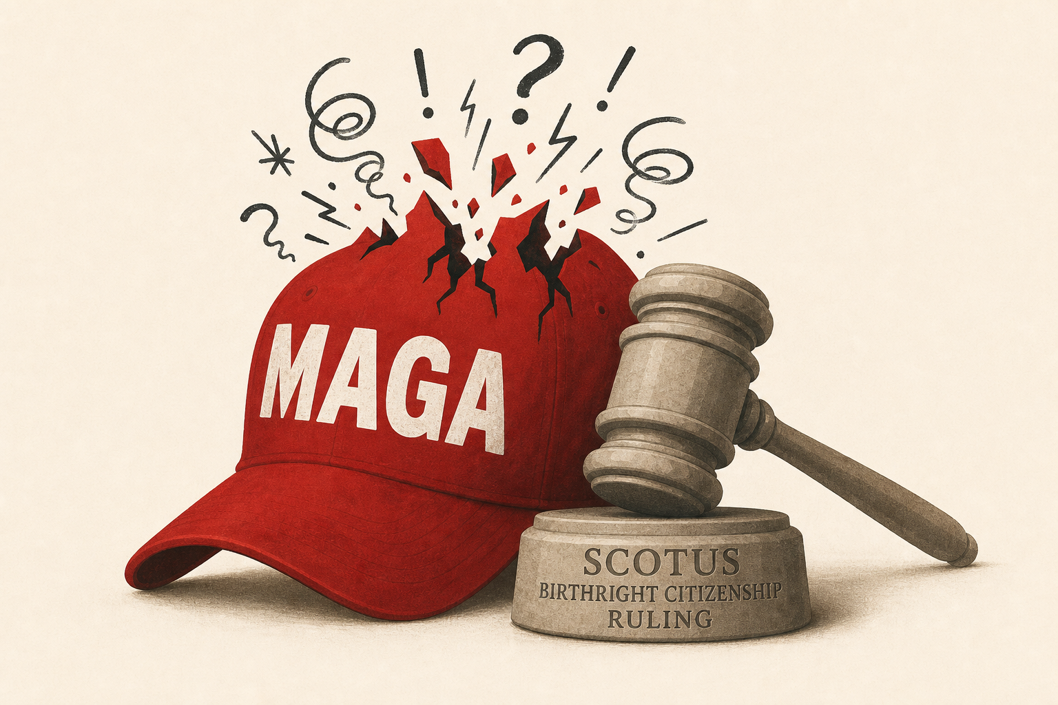 MAGA Goes Batshit Over SCOTUS Birthright Citizenship Ruling