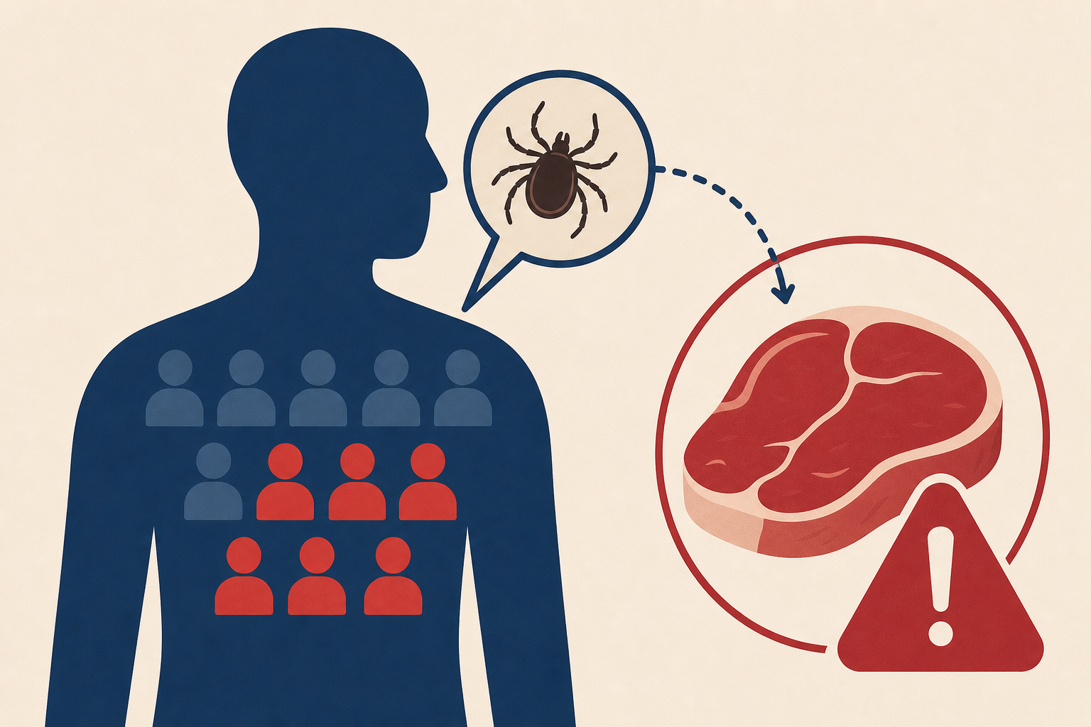 More people than thought may be at risk for red meat allergy caused by ticks