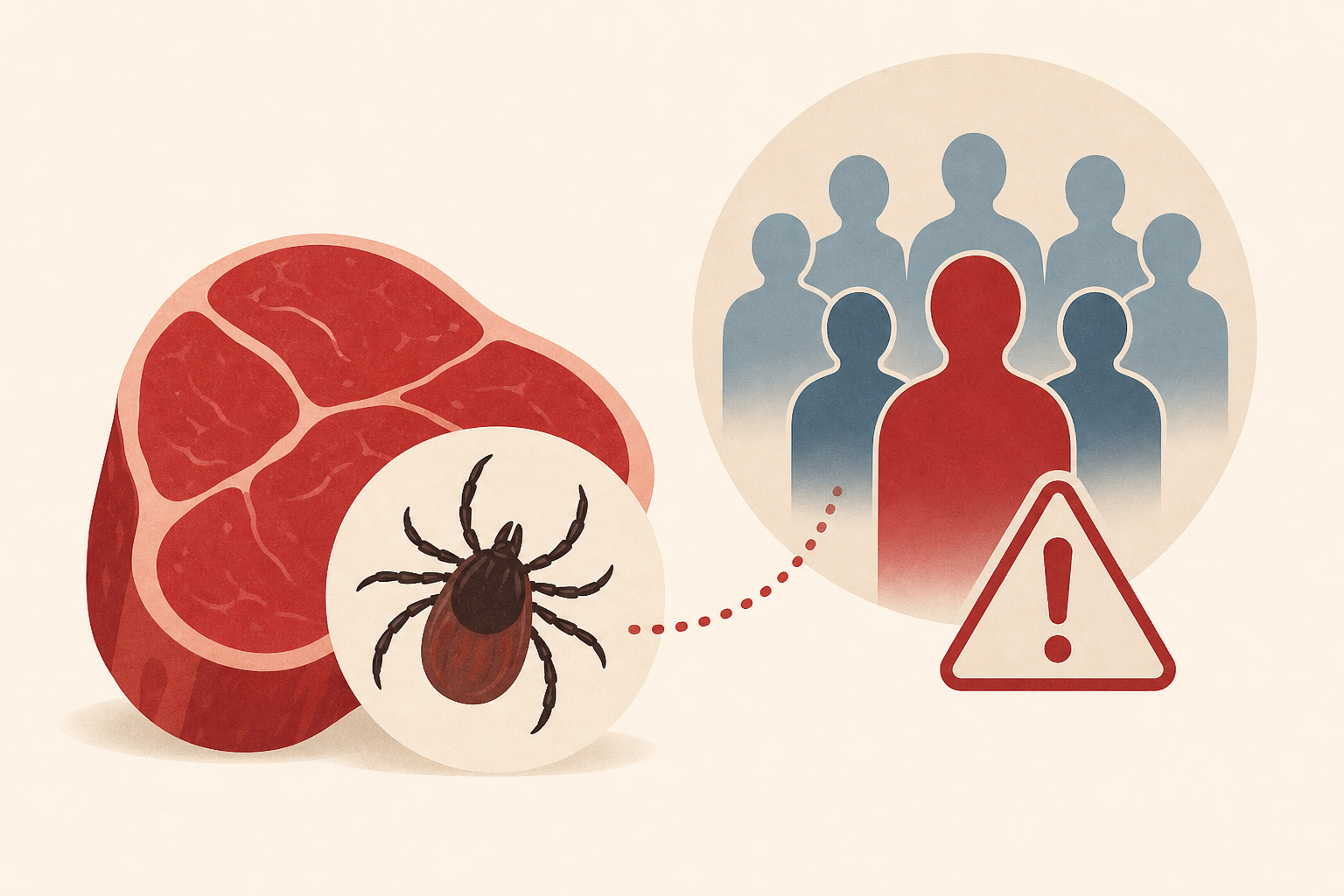 More people than thought may be at risk for red meat allergy caused by ticks