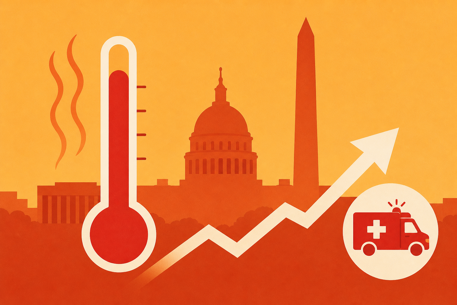 As Heat Suffocates Washington DC, Calls to Emergency Medical Services Climb