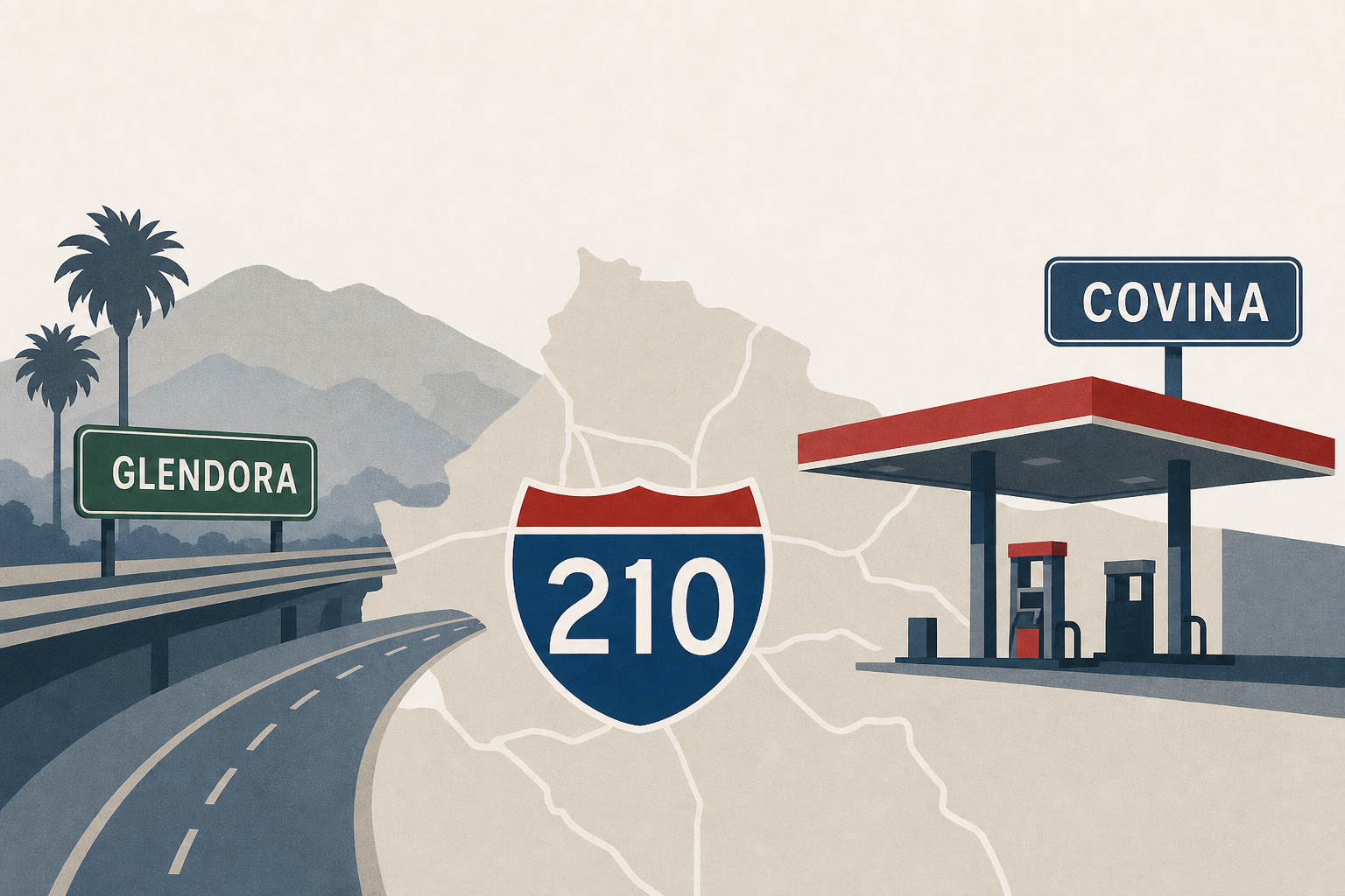 Suspect killed by CHP at Covina gas station after reported assault on 210 Freeway in Glendora