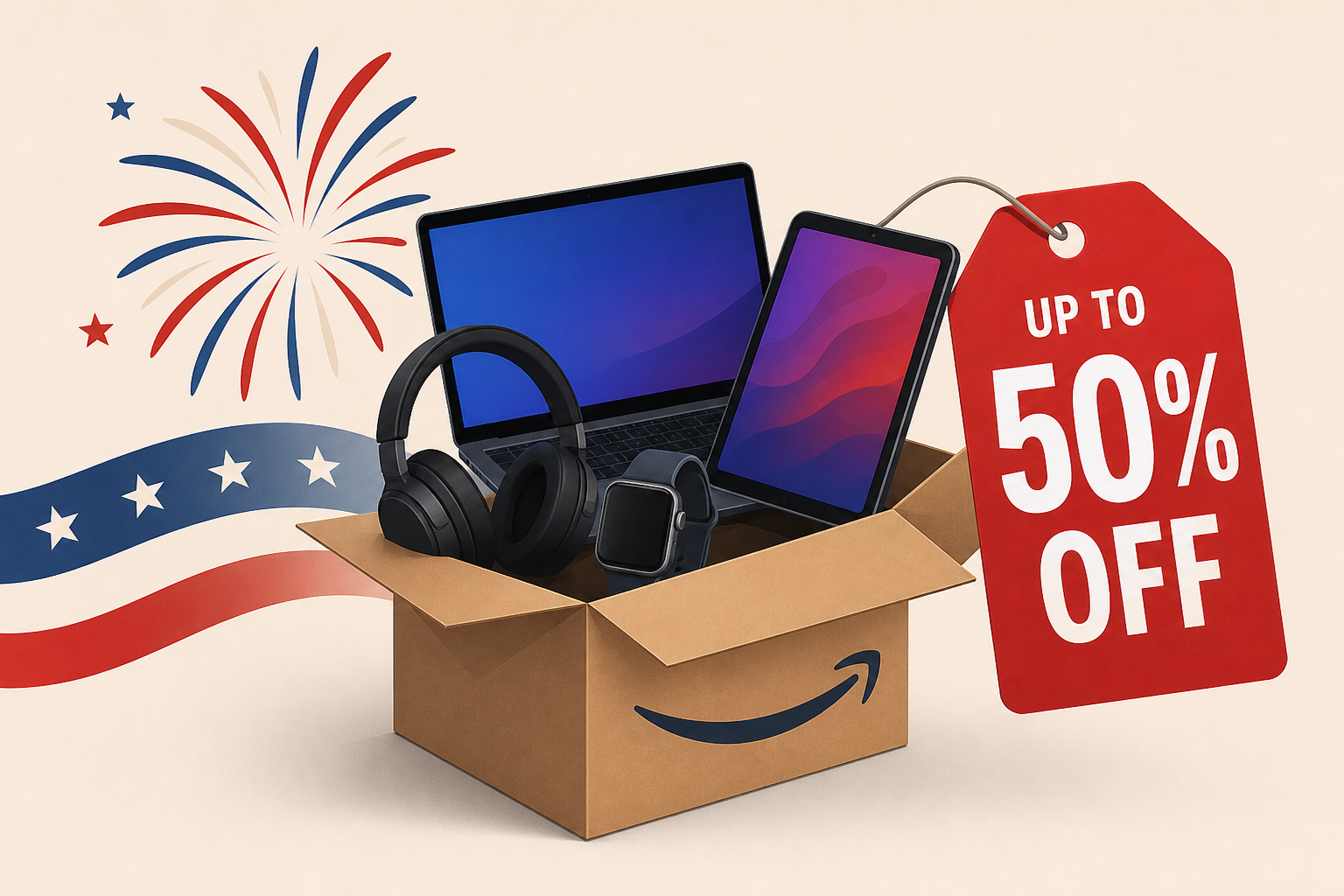 Amazon’s 4th of July Sale Is Finally Here With Up to 50% Off Tech From HP, LG, Samsung, and More