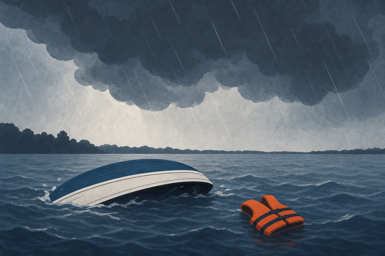 3 dead after boat capsizes on Geneva Lake in Wisconsin during severe storm; source says victims are children