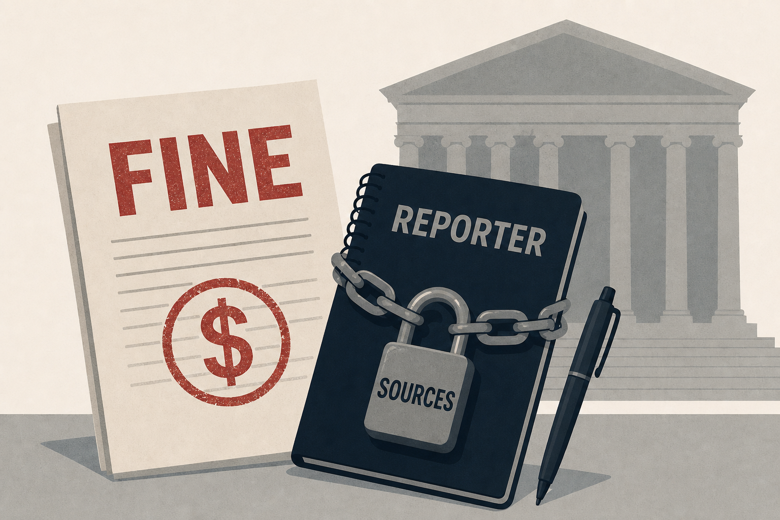 SCOTUS Won't Halt Fines of Reporter Over Sources