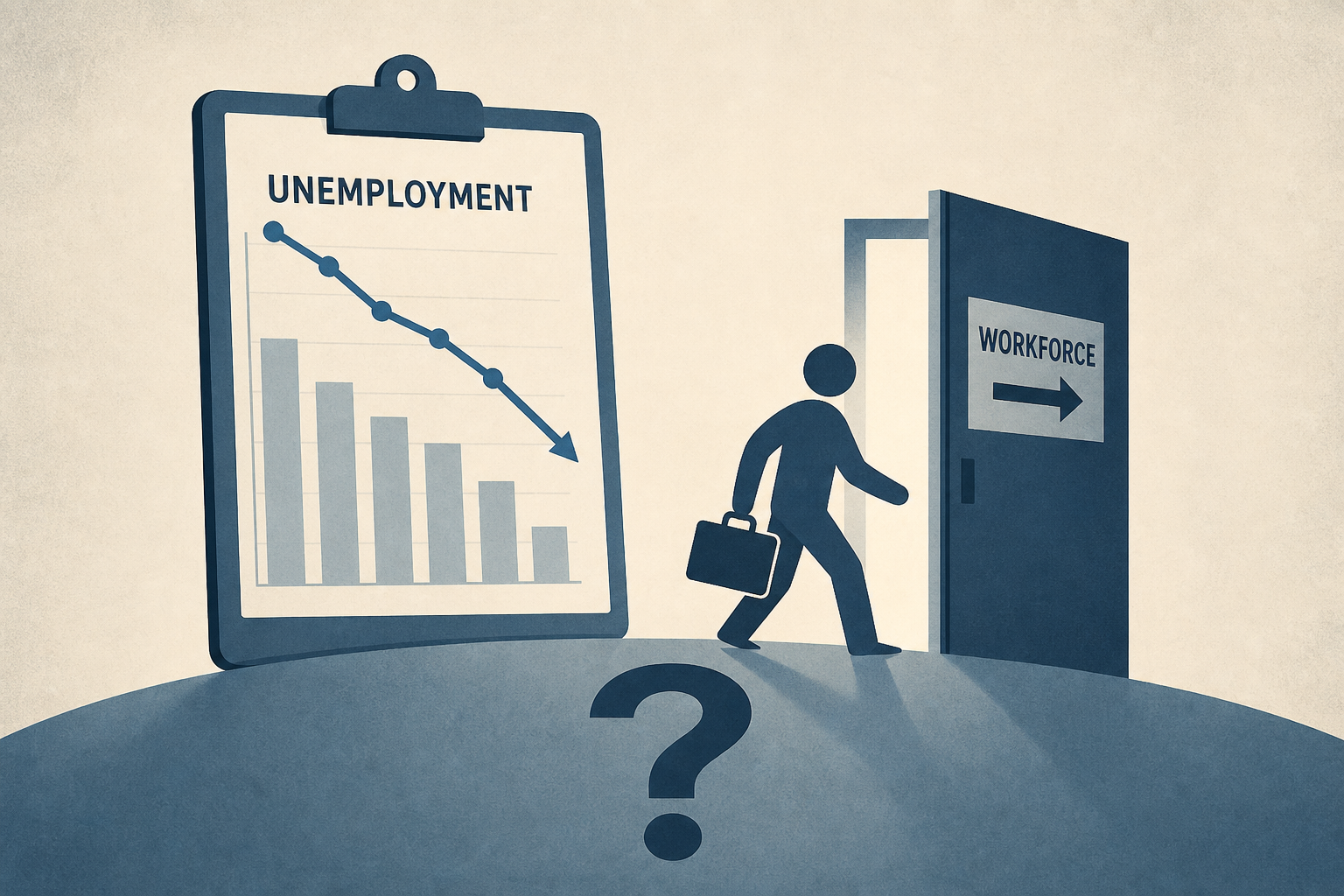 Unemployment dipped, but more people left the workforce: What's going on in the job market?