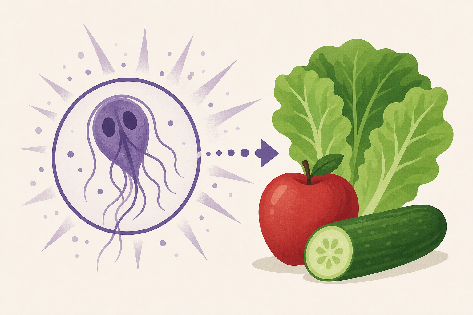 ‘Explosive’ diarrhea parasite in U.S. outbreak can spread in produce