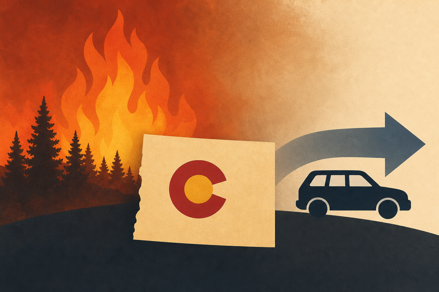 Thousands forced to evacuate in Colorado as wildfire spreads