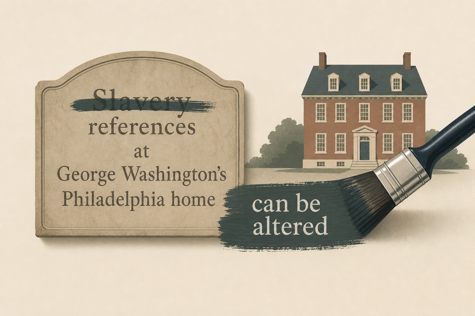 Slavery references at George Washington's Philadelphia home can be altered, court rules