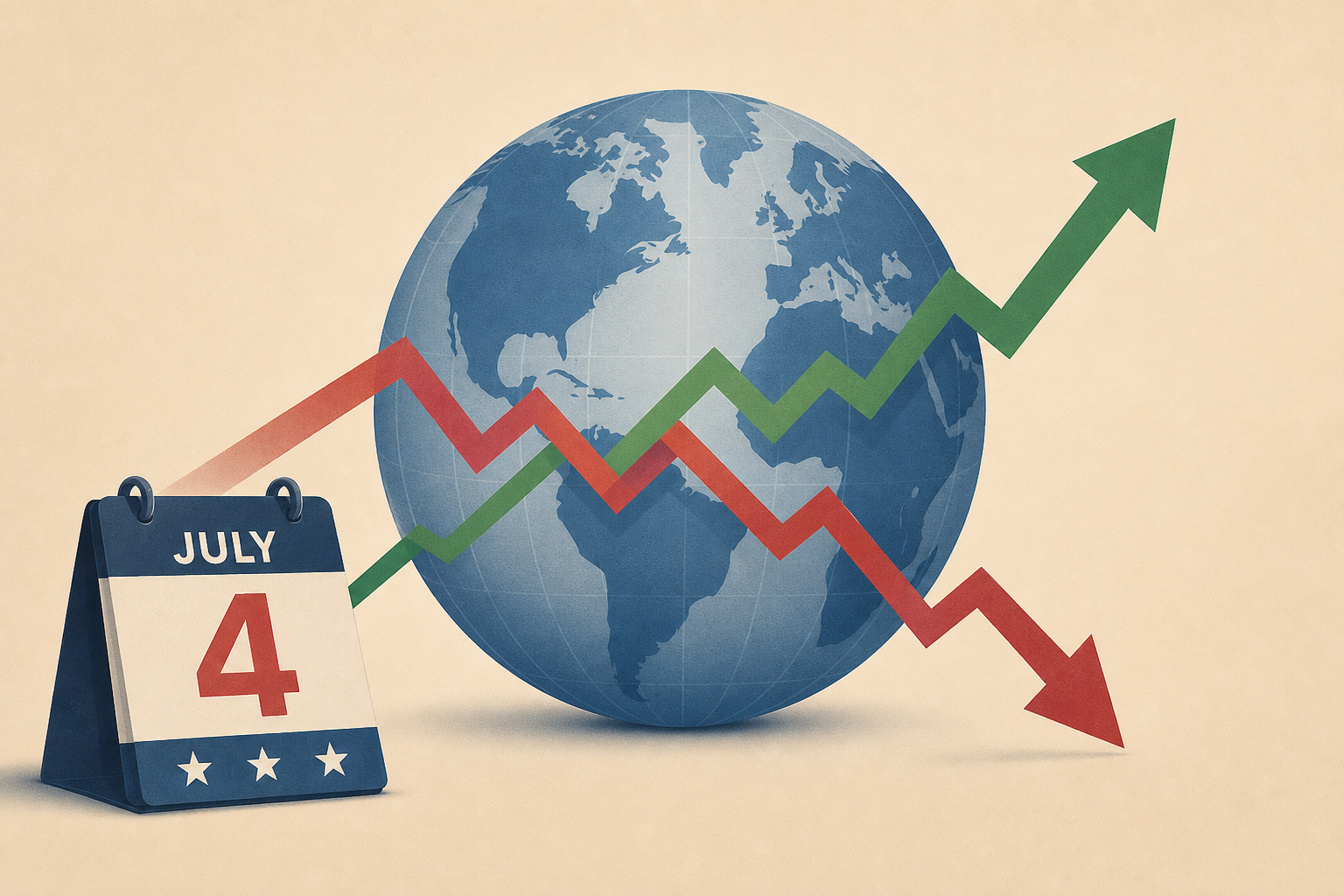 World shares are mixed ahead of July 4 holiday