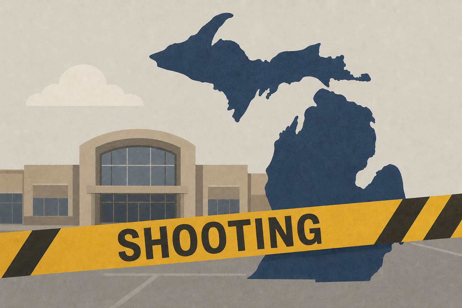 Two people dead and a third injured in shooting at Michigan shopping mall
