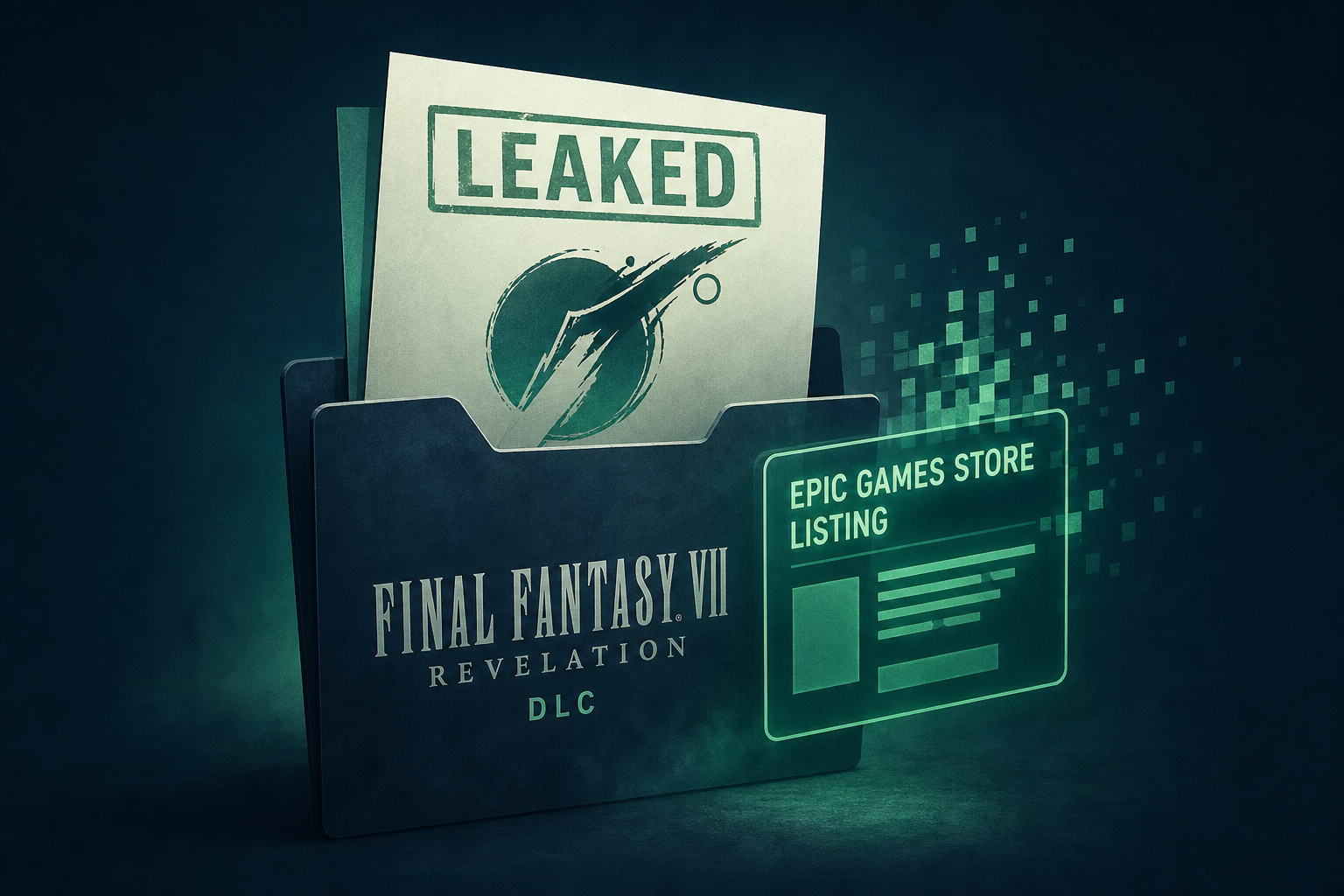 Final Fantasy 7 Revelation DLC leaks via Epic Games Store listing