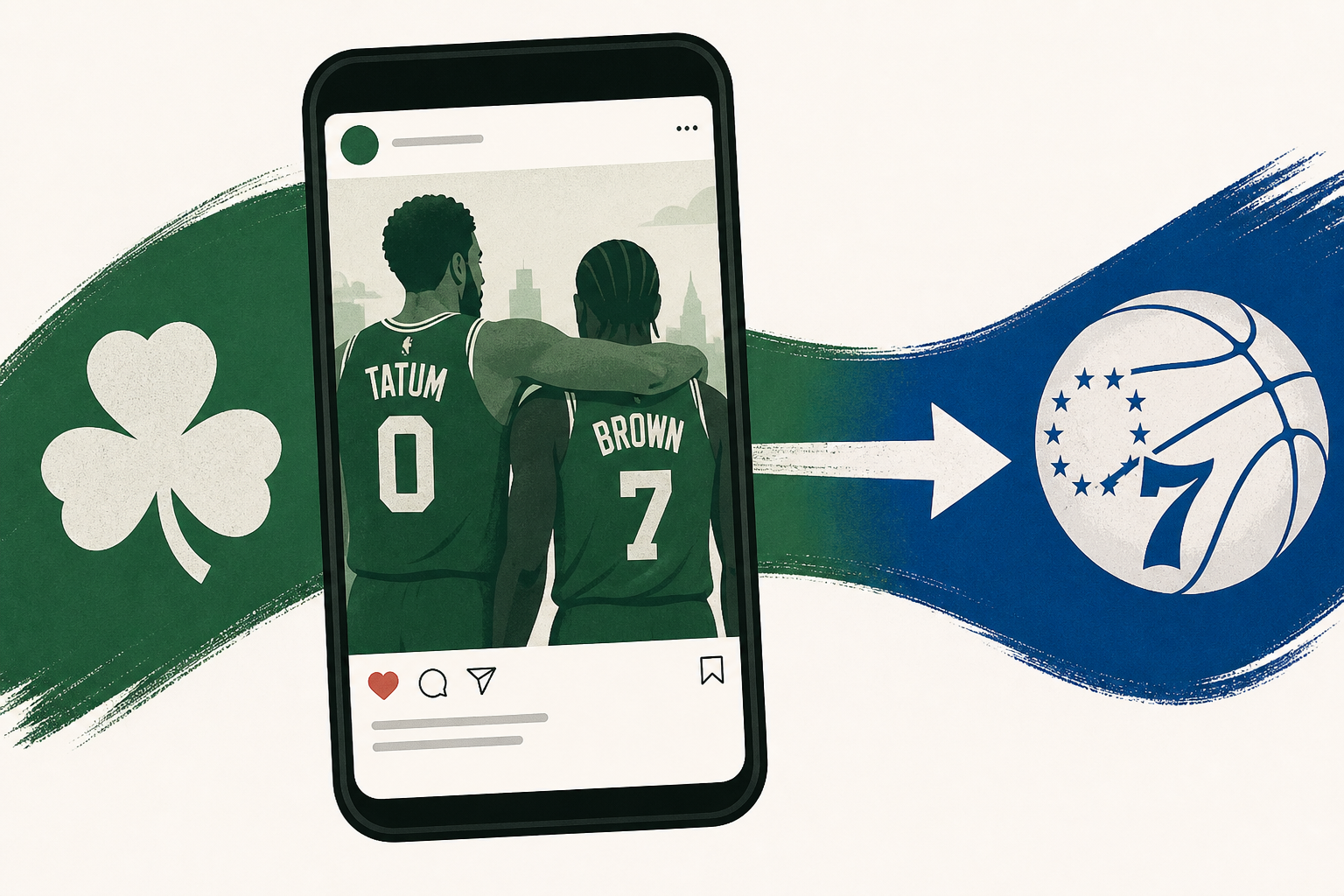 Jayson Tatum Reacts to Jaylen Brown 76ers Trade in IG Photo, Reminisces on Celtics Tenure