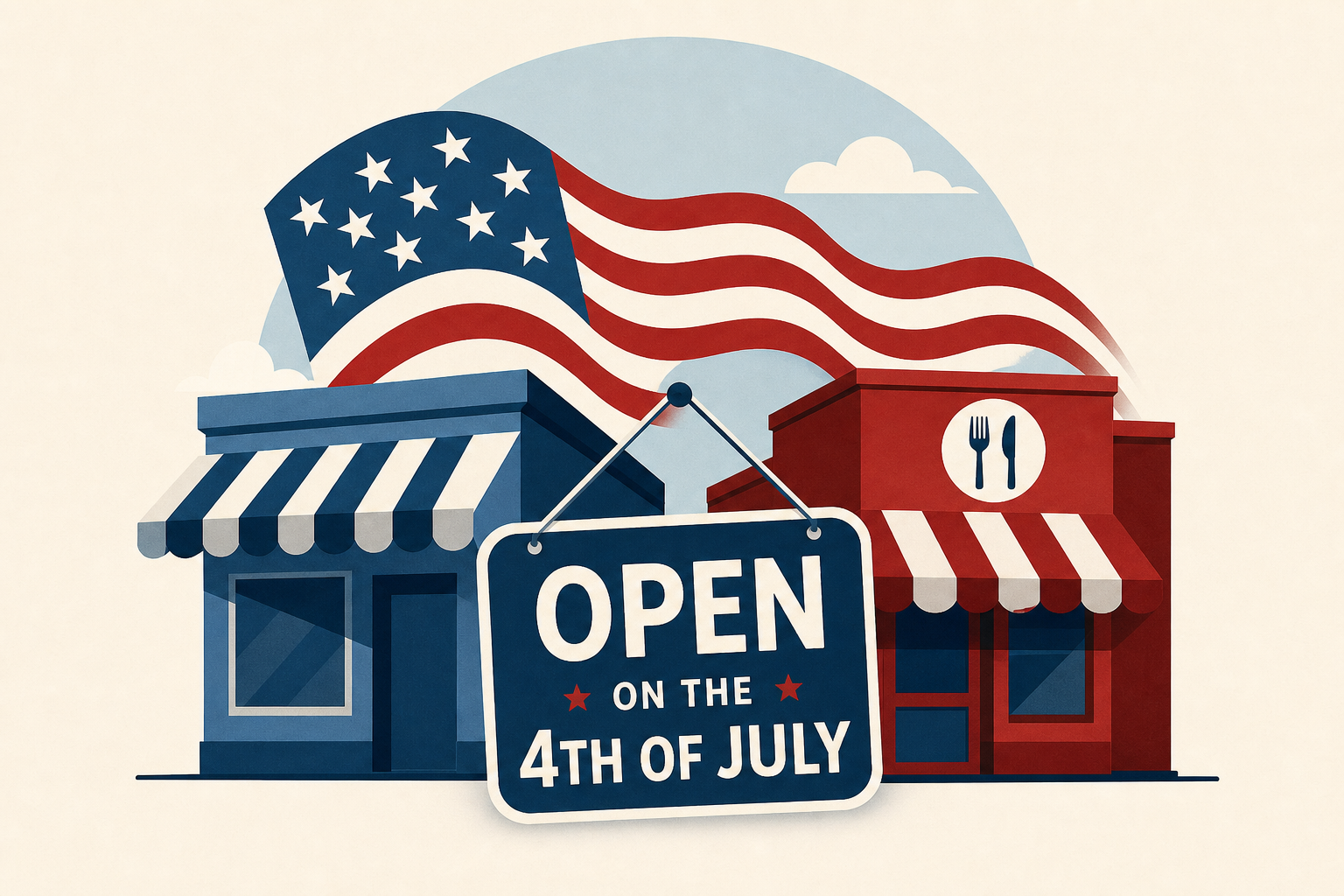 These stores and restaurants are open on the 4th of July