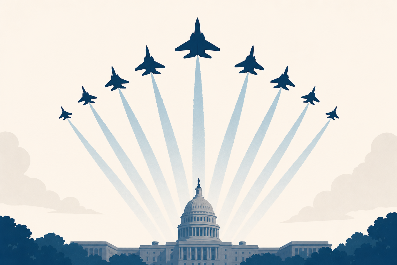 This Is The Massive Aerial Armada That Is About To Fly Over The Capital