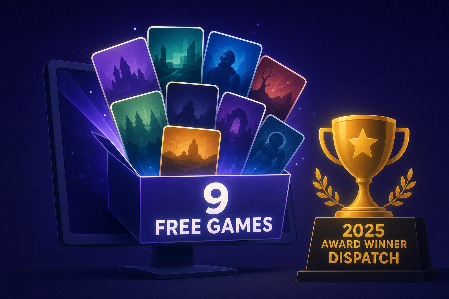 PC Gamers Can Claim 9 Free Games This Month, Including 2025 Award Winner Dispatch