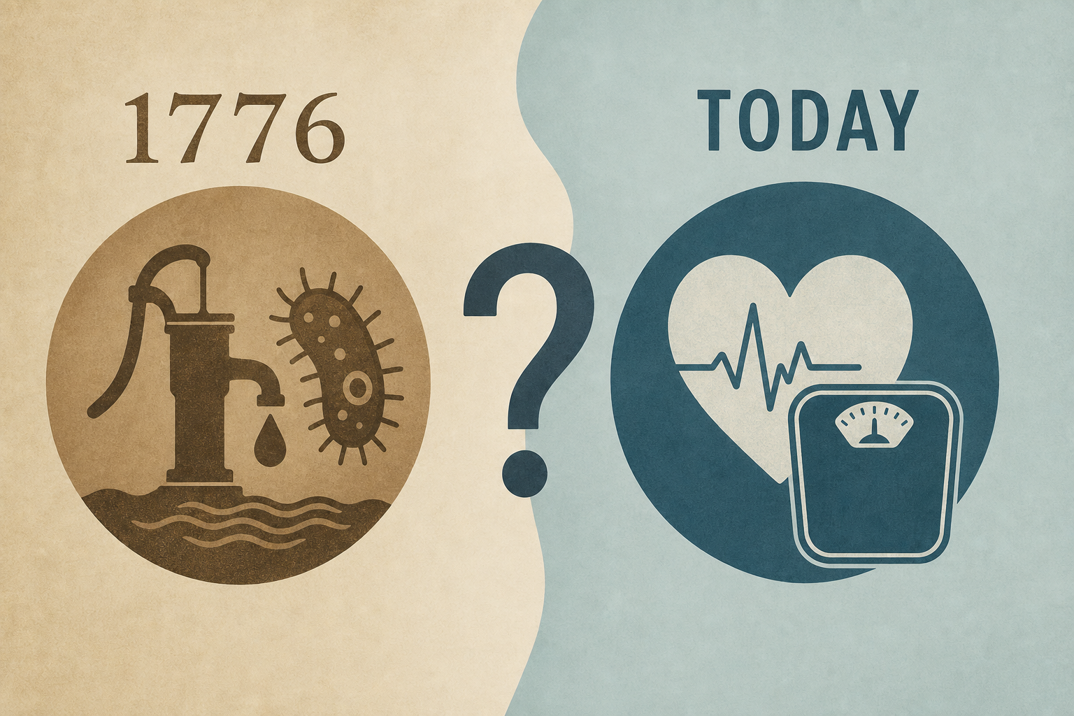 What killed Americans in 1776? The answer is dramatically different from today