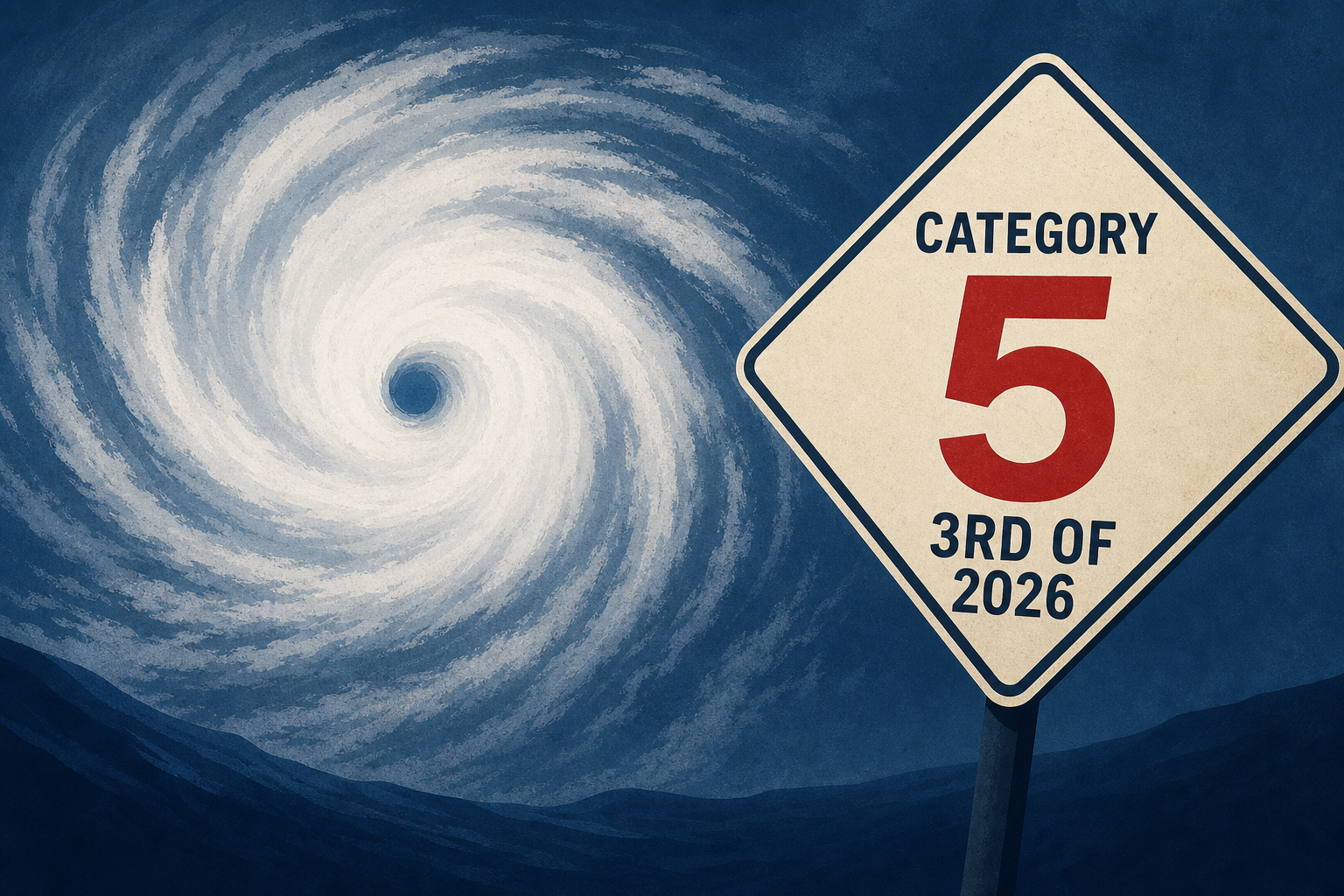 Super Typhoon Bavi becomes the 3rd Cat 5 of 2026