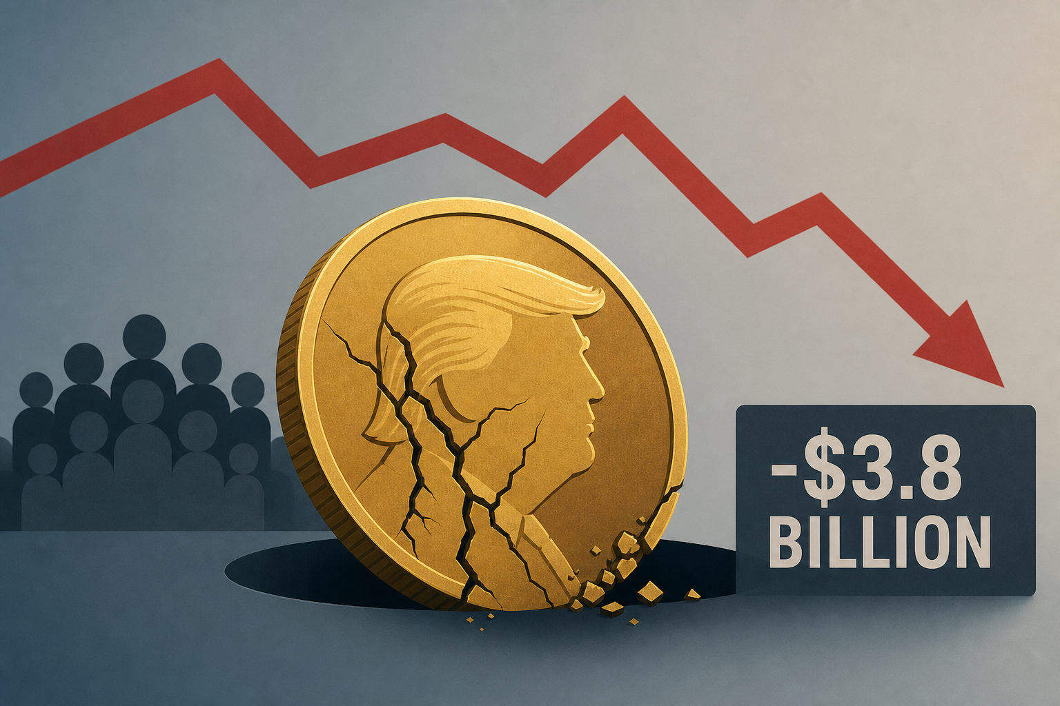 Nearly a Million Investors Lost a Total of $3.8 Billion on Trump Crypto Coin