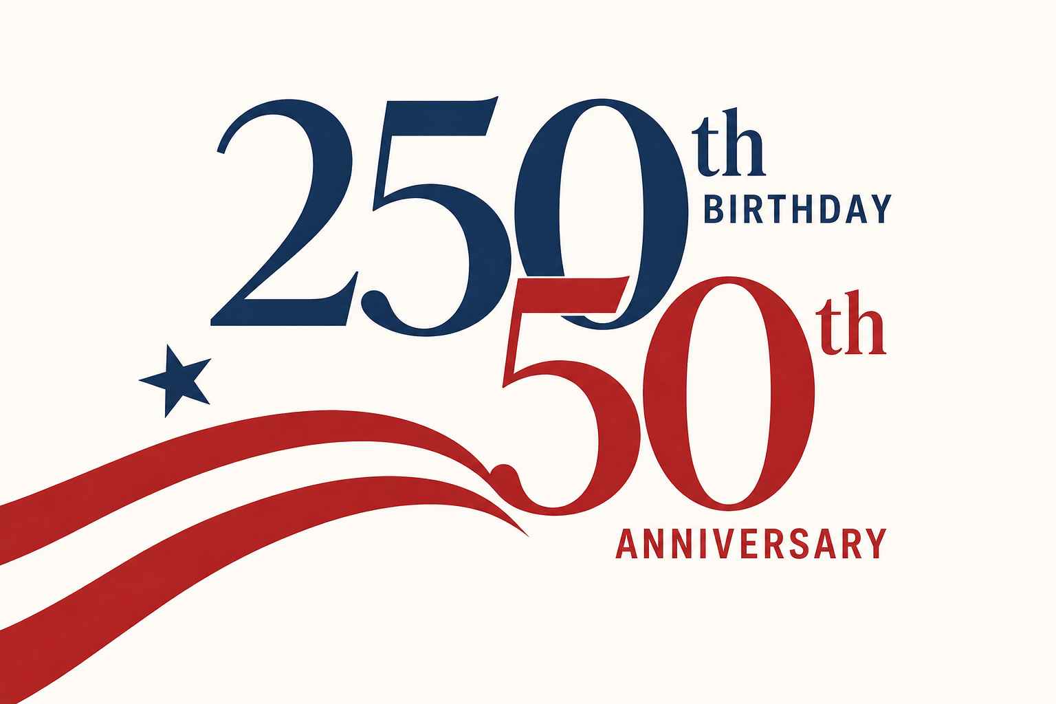 'America's 250th birthday is our 50th anniversary'