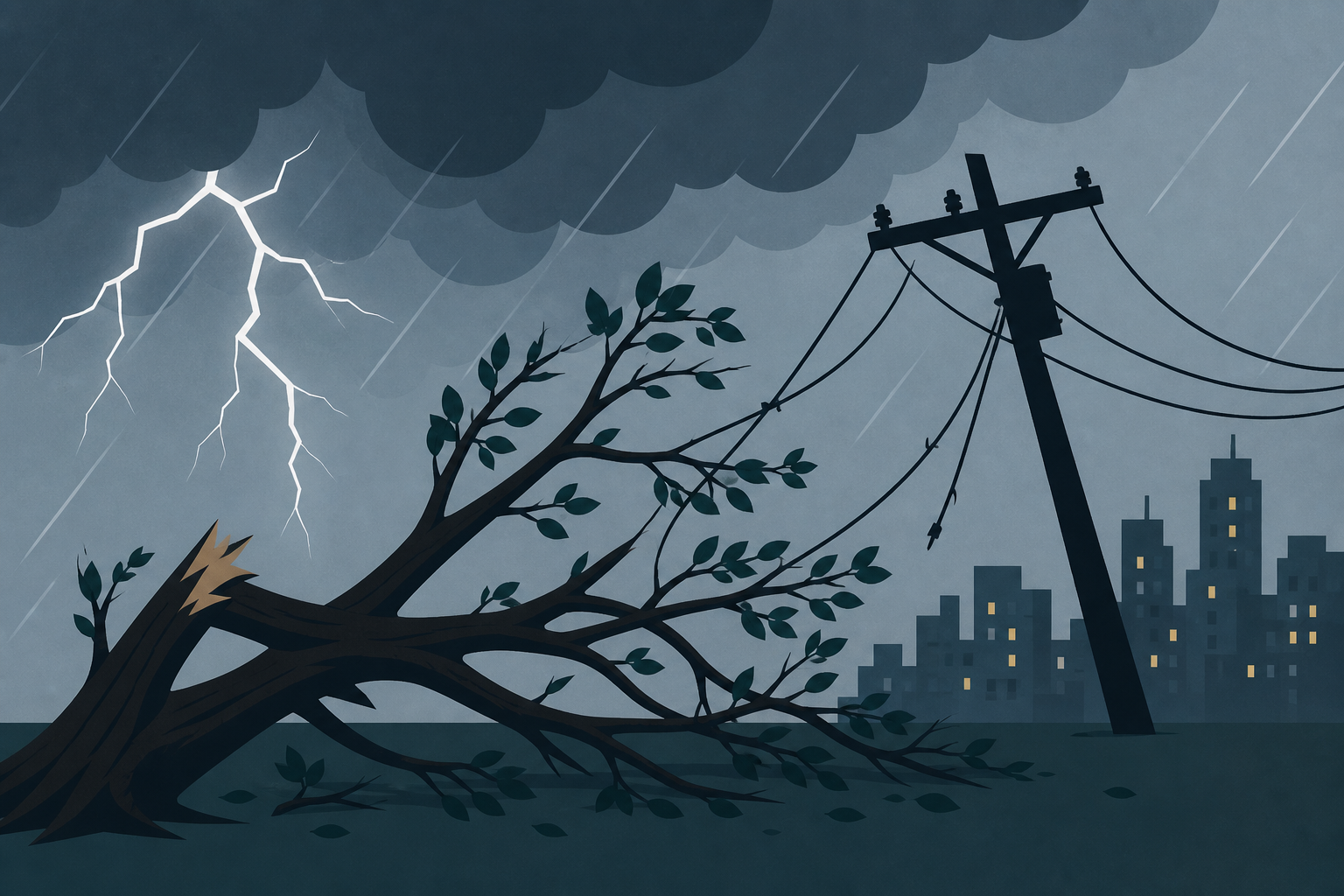 Severe storms bring downed trees, power outages across Northeast Ohio