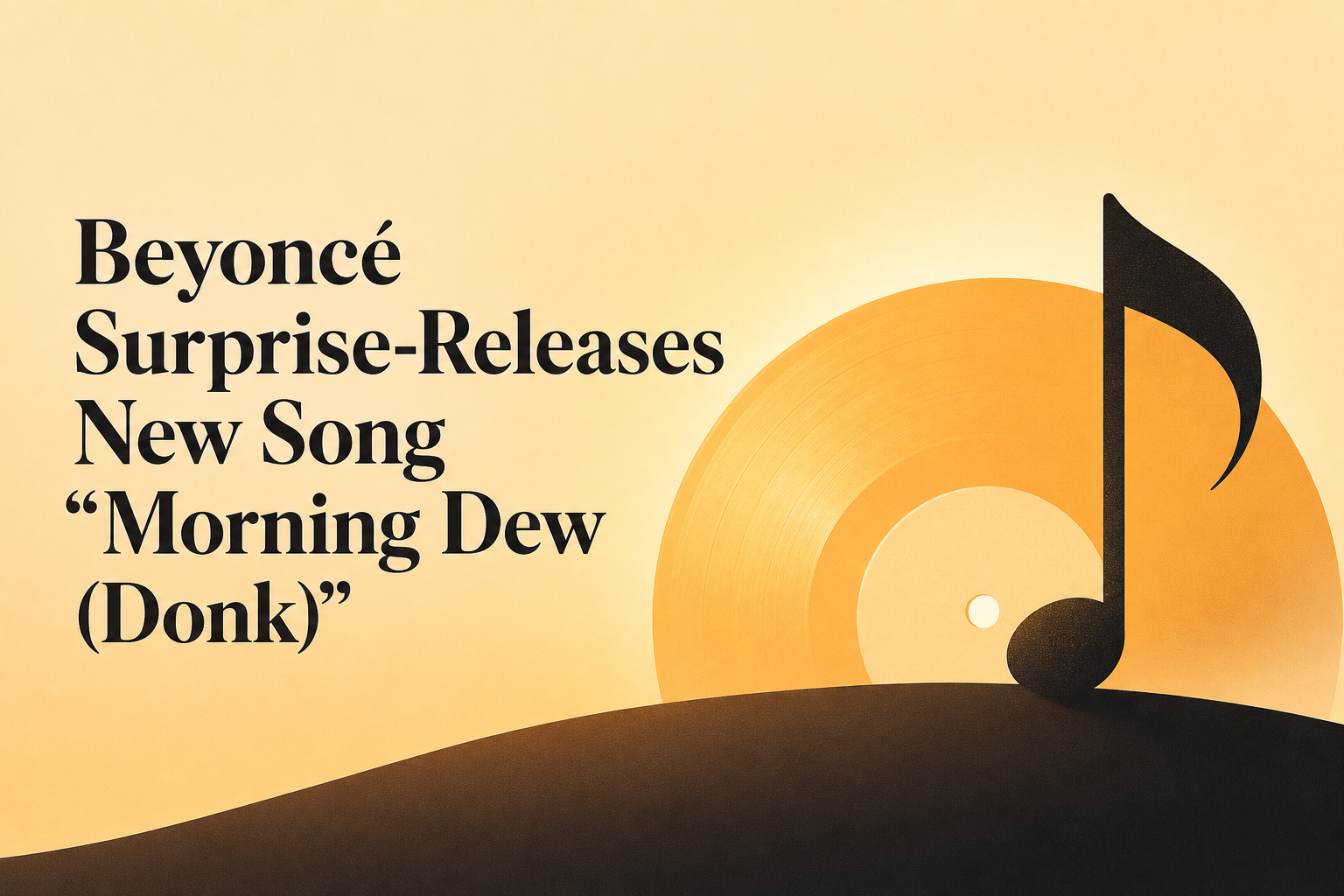 Beyoncé Surprise-Releases New Song “Morning Dew (Donk)”