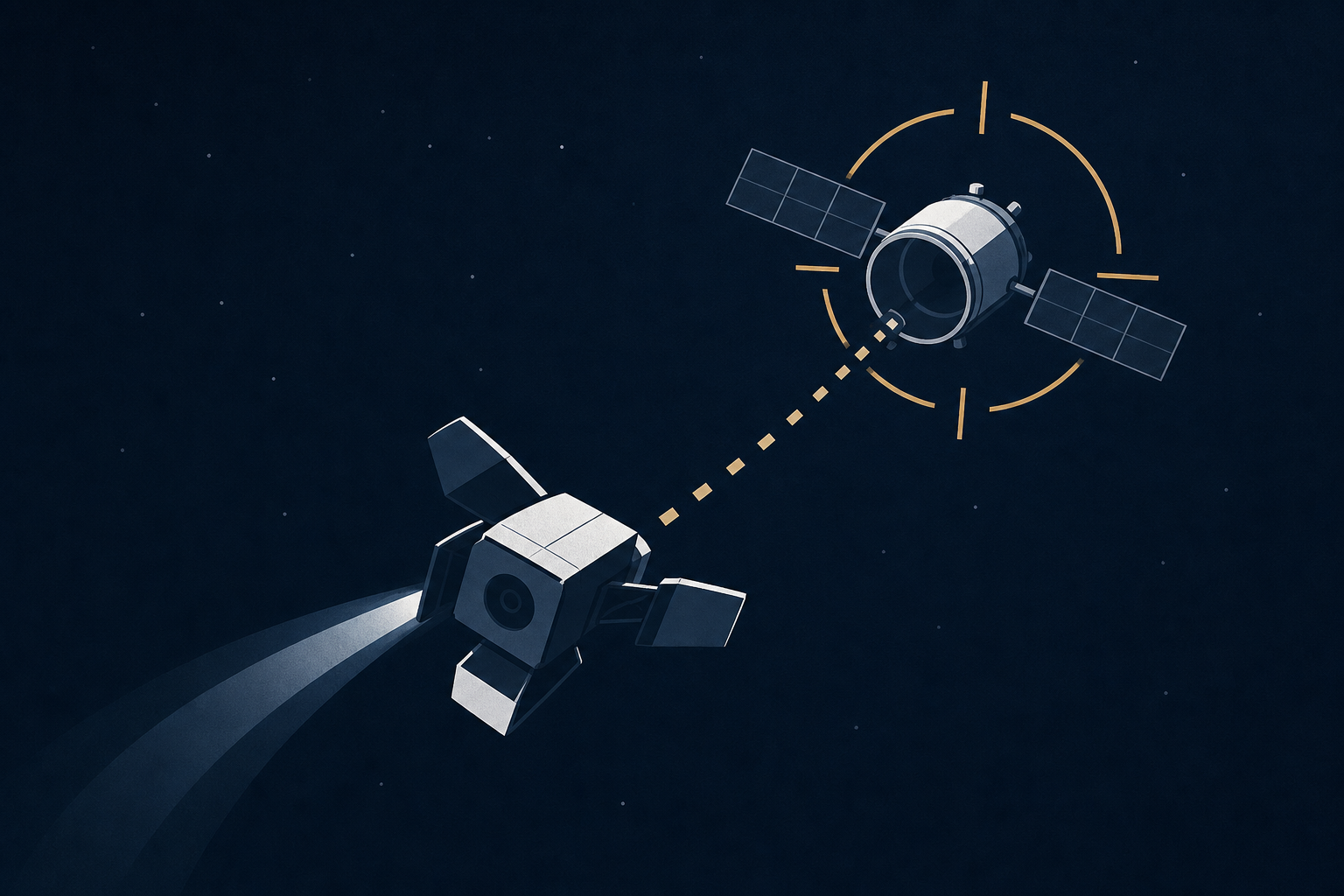 1 private spacecraft intercepts another on Space Force's groundbreaking 'Victus Haze' mission