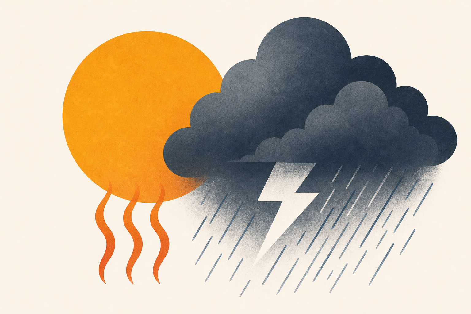 Millions bracing for severe storms as heat wave continues