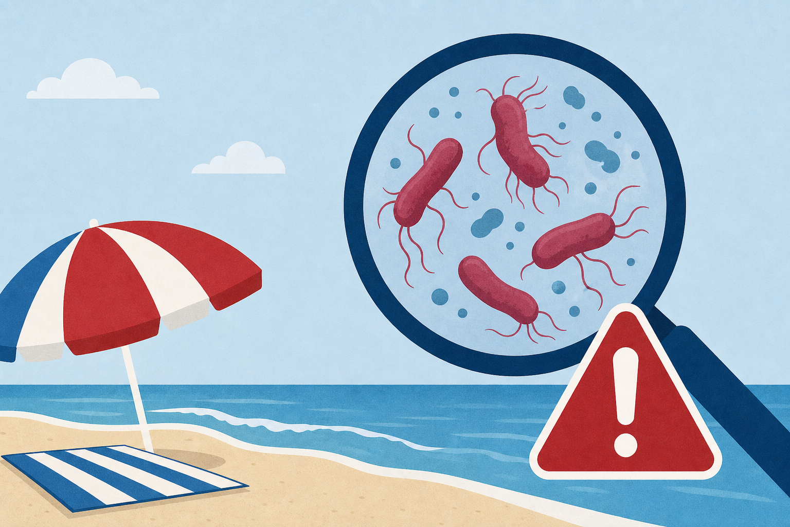 July 4 Beachgoers Face Risk of Flesh-Eating Bacteria in New York