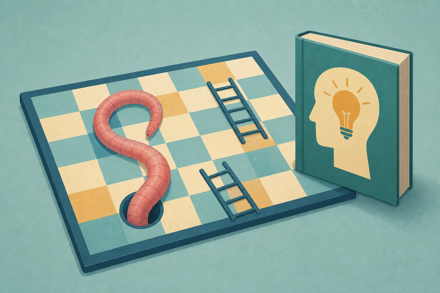 The game Schisto & Ladders has educational value plus worms : NPR