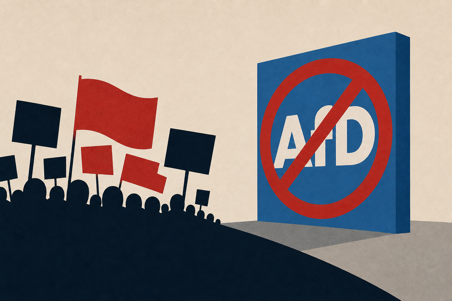 Tens of thousands protest AfD party conference in Erfurt, Germany