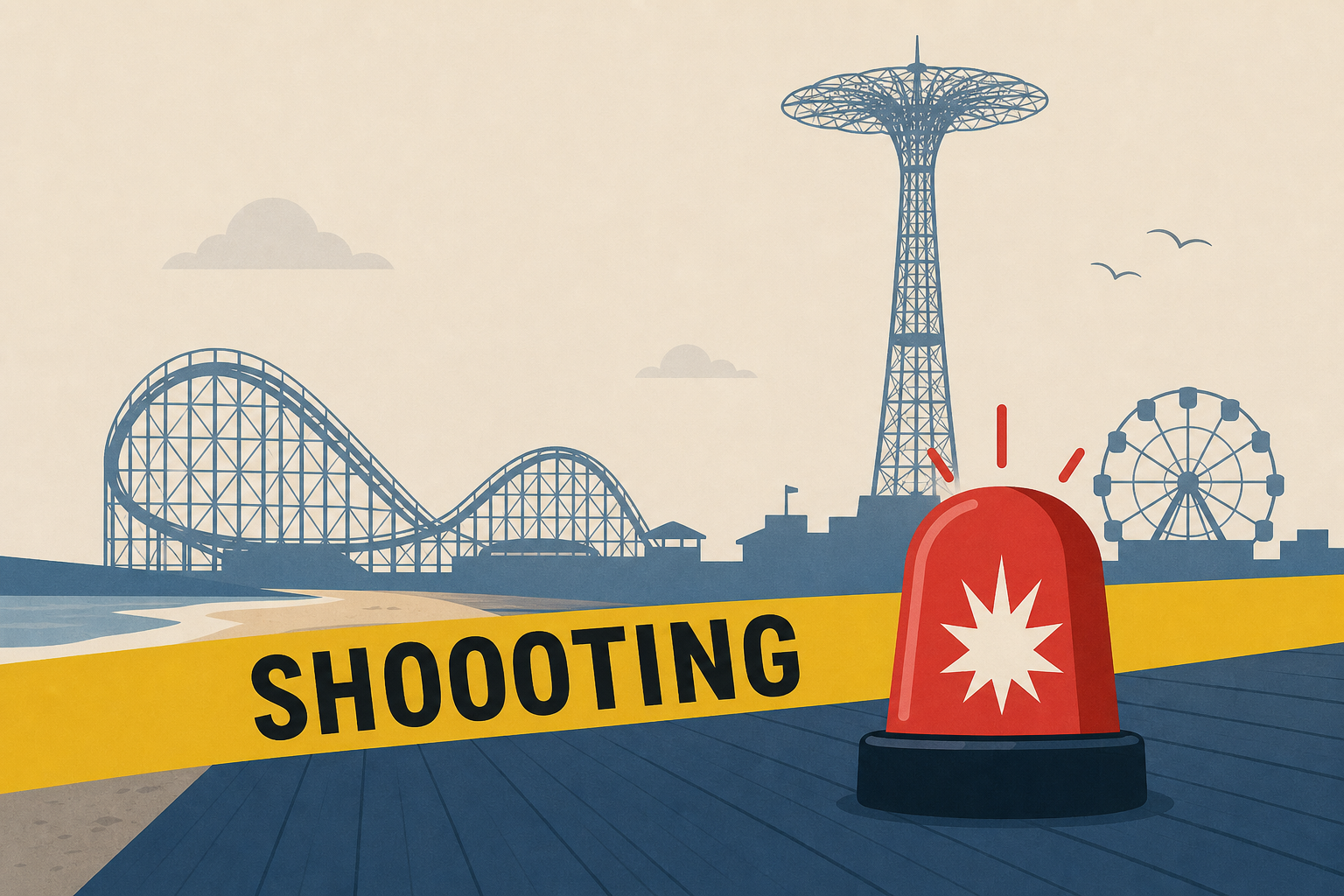 Coney Island shooting leaves 5 people injured, including 1 in critical condition