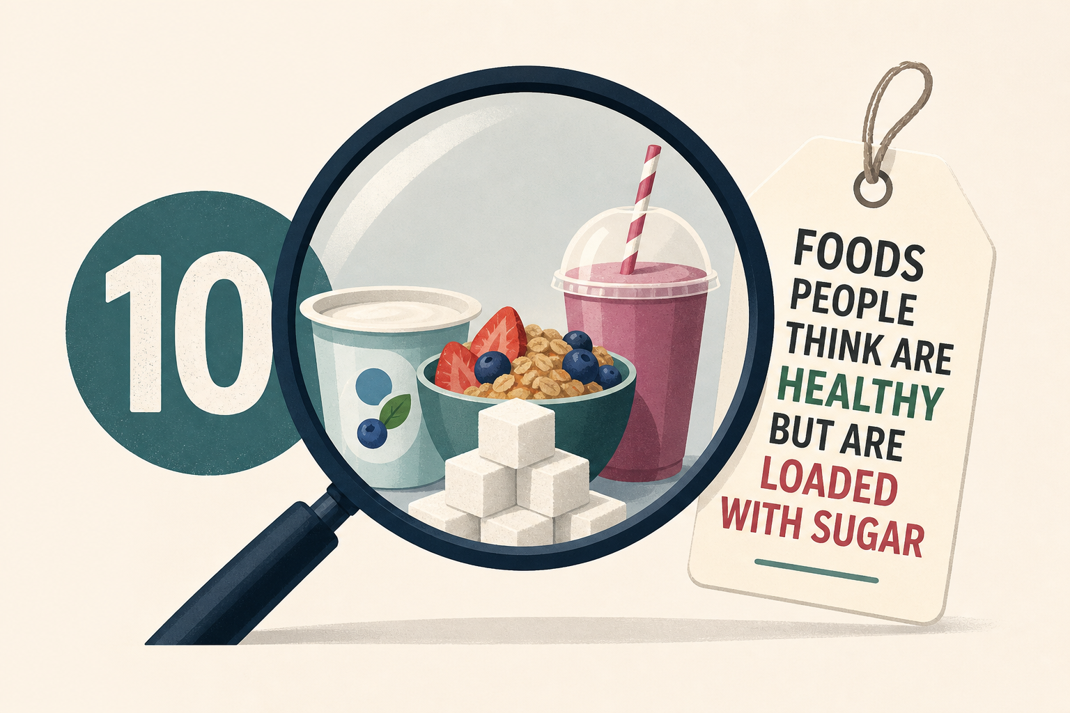 A Dietitian Shares 10 Foods People Think Are Healthy but Are Loaded With Sugar
