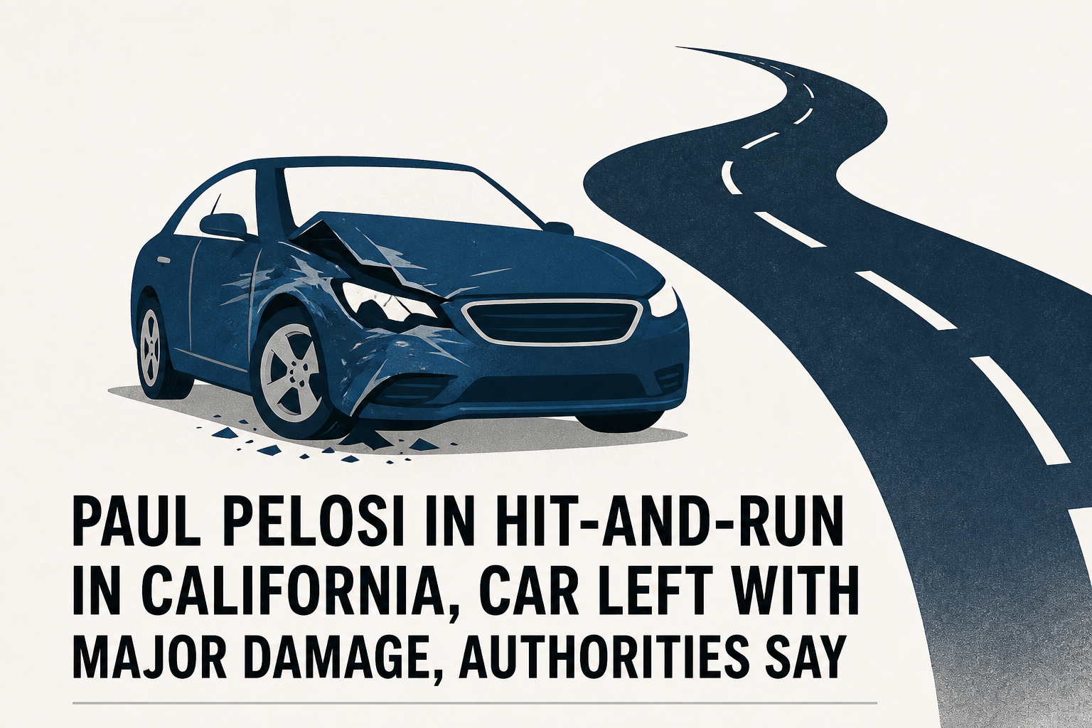 Paul Pelosi in hit-and-run in California, car left with major damage, authorities say