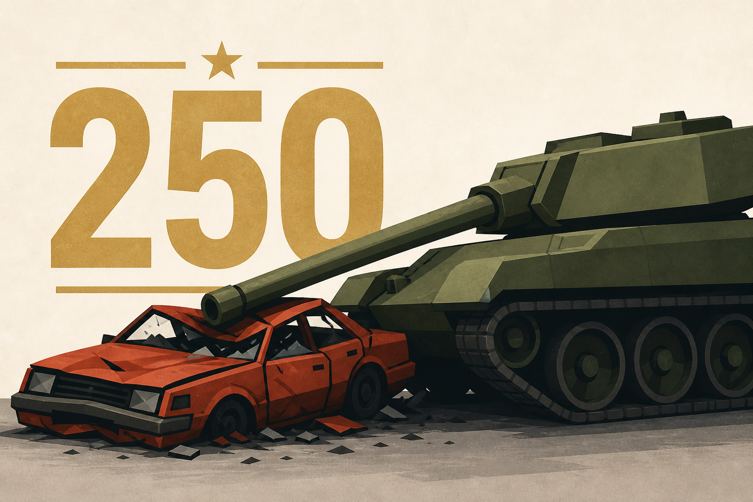Dubois Military Museum Celebrates 250th By Crushing Cars With Tanks